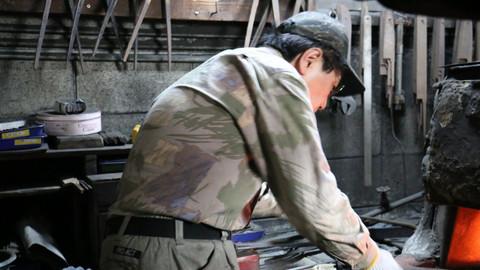 堺 孝行 青龍 青鋼二號 切付柳刃 300mm 附刀鞘 - 清助刃物