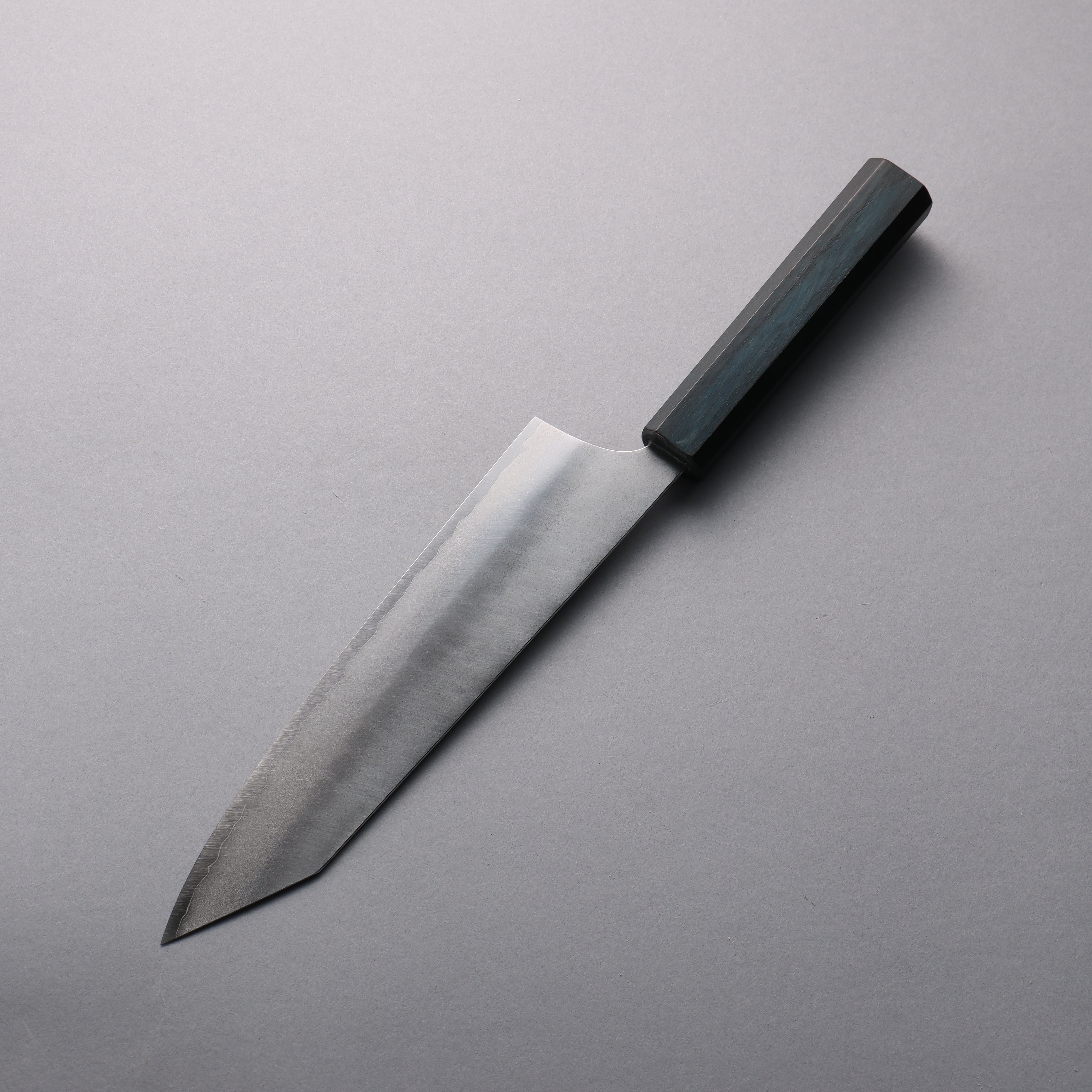 Taiki Kawamoto VG10 錘子(輕) 牛刀 210mm 靛藍色木 握把 - 清助刃物