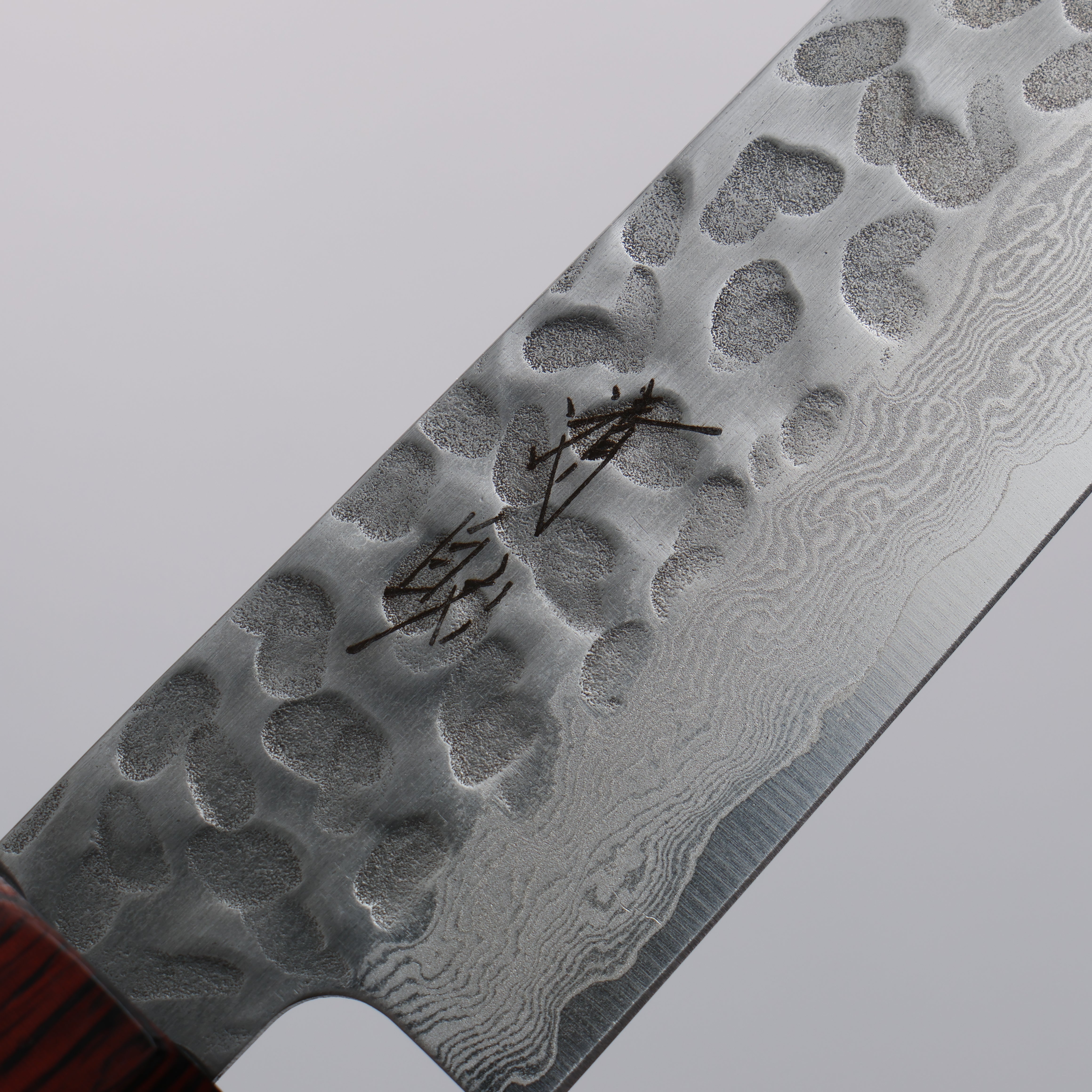 清助 VG10 33層大馬士革紋 鎚目 多用途小刀 150mm 黑合成木 握把 - 清助刃物