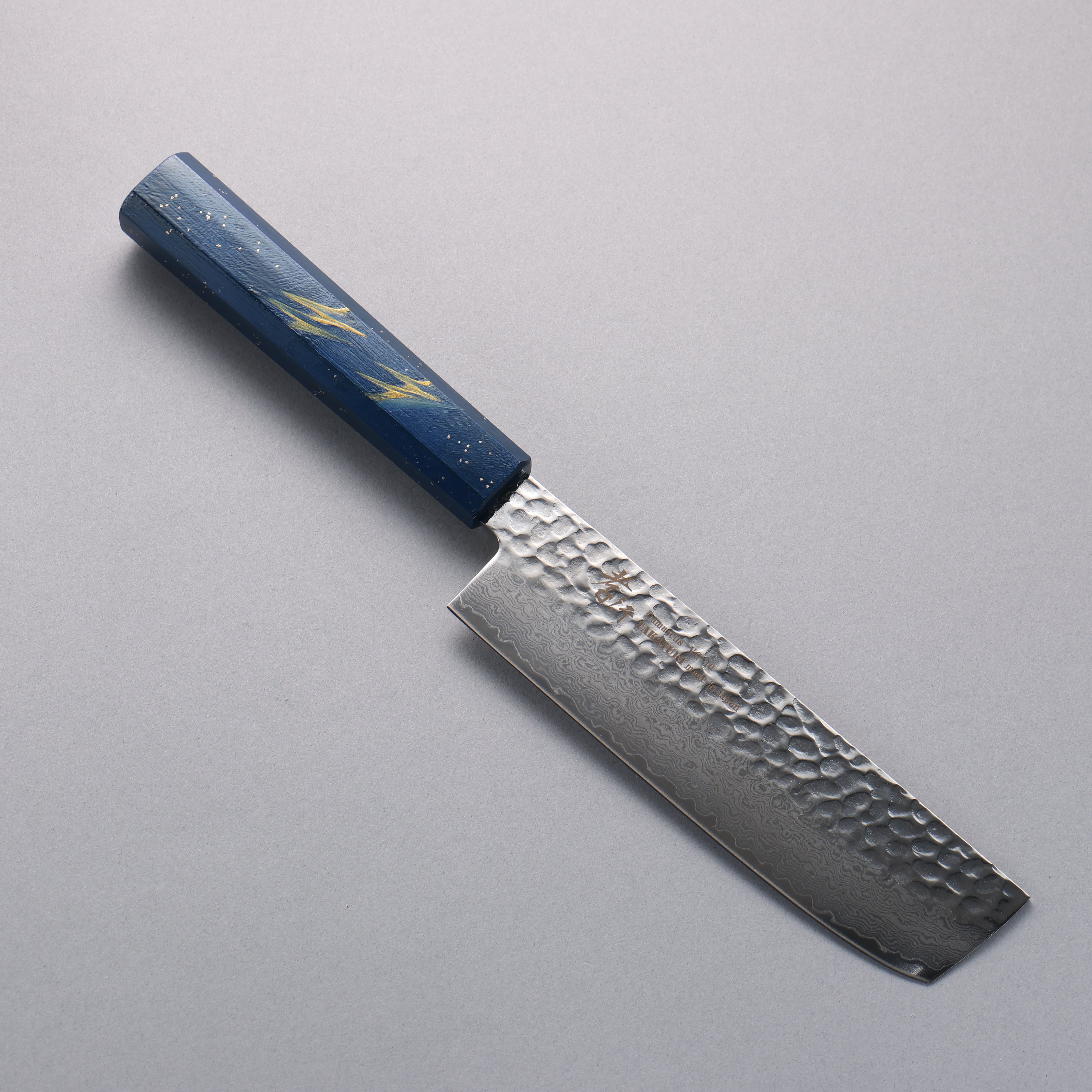 堺 孝行 VG10 33層大馬士革紋 菜切 160mm 櫟木漆塗(彩石)握把 - 清助刃物
