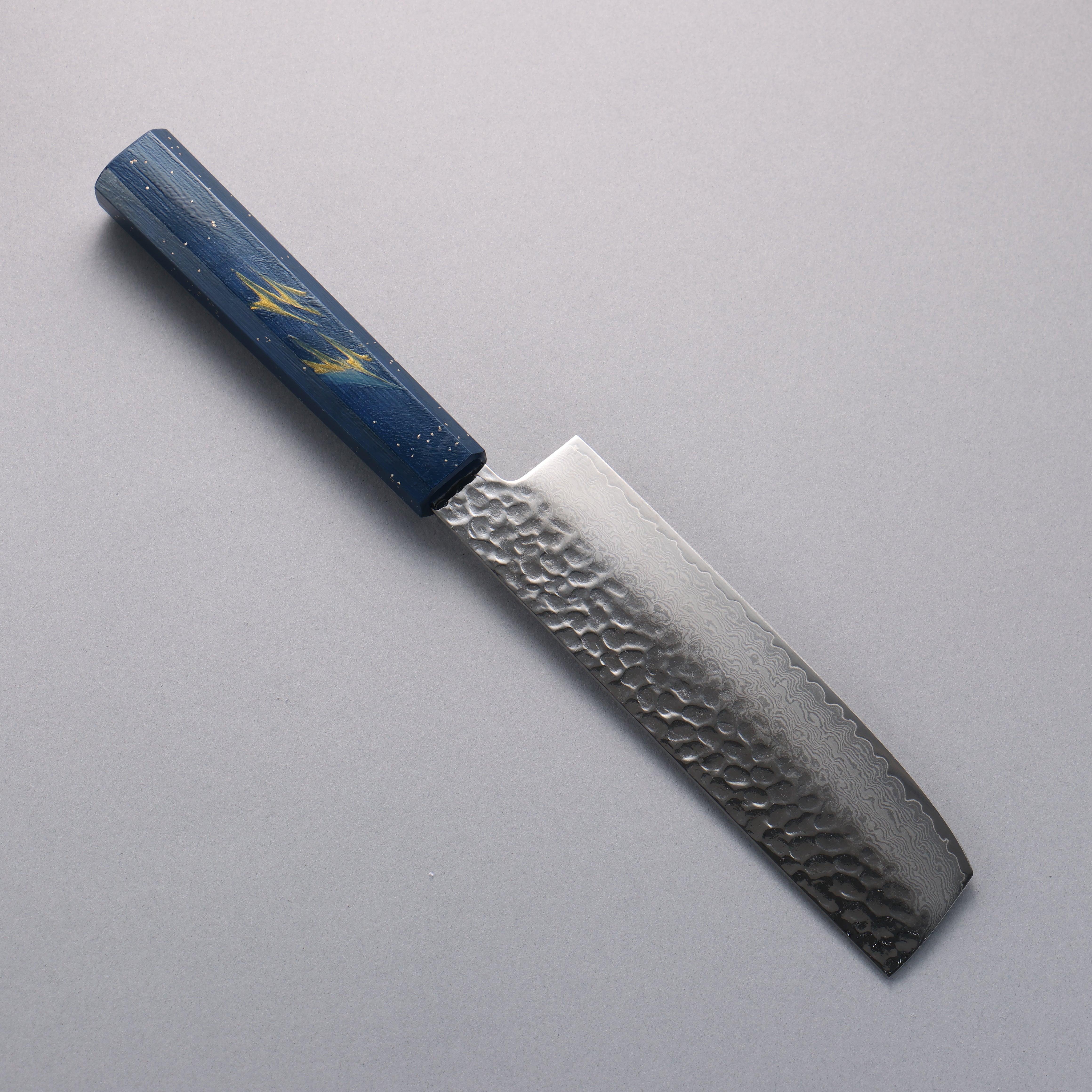 堺 孝行 VG10 33層大馬士革紋 菜切 160mm 櫟木漆塗(彩石)握把 - 清助刃物