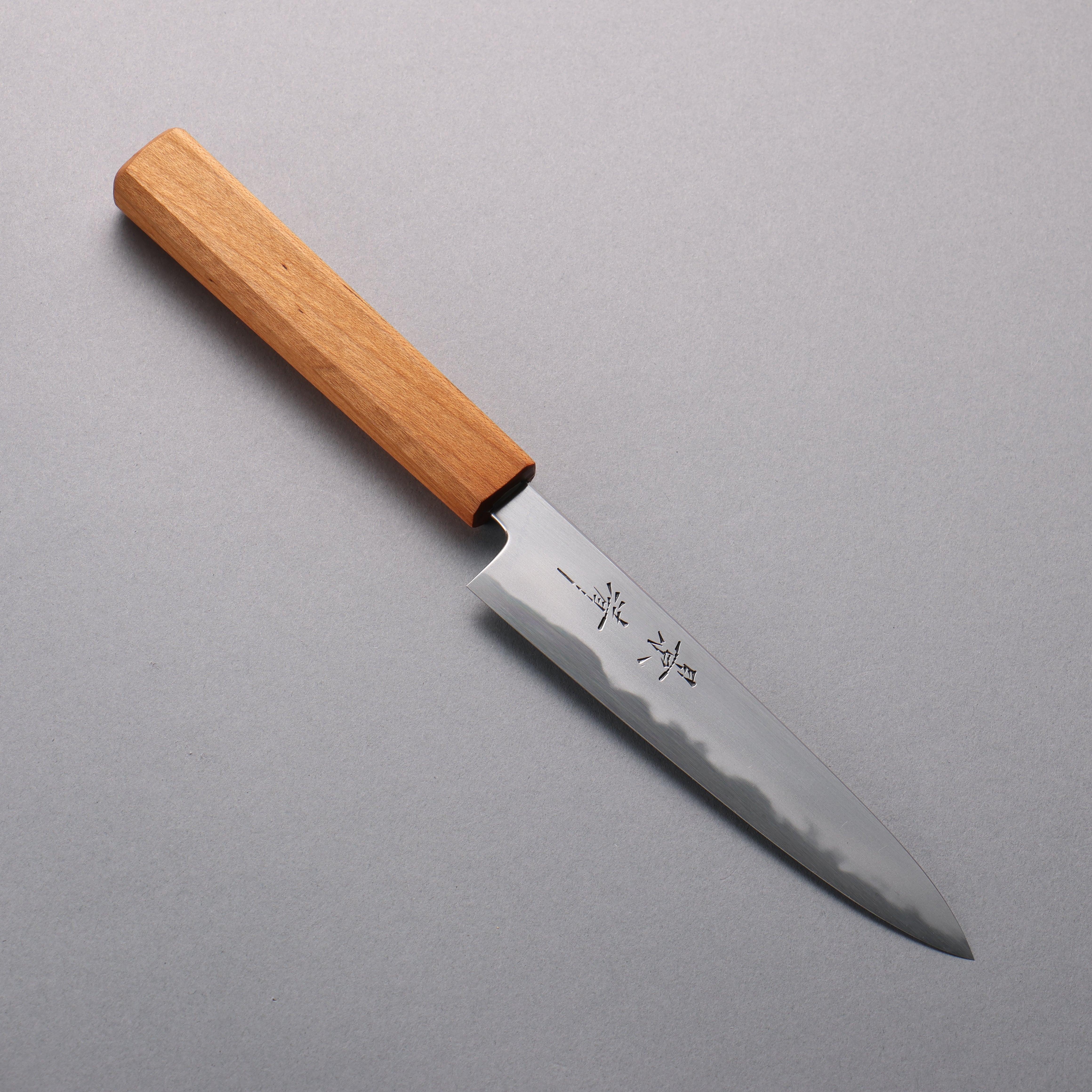 景清 極上 白鋼二號 多用途小刀 150mm 櫻桃木 握把 附刀鞘 - 清助刃物