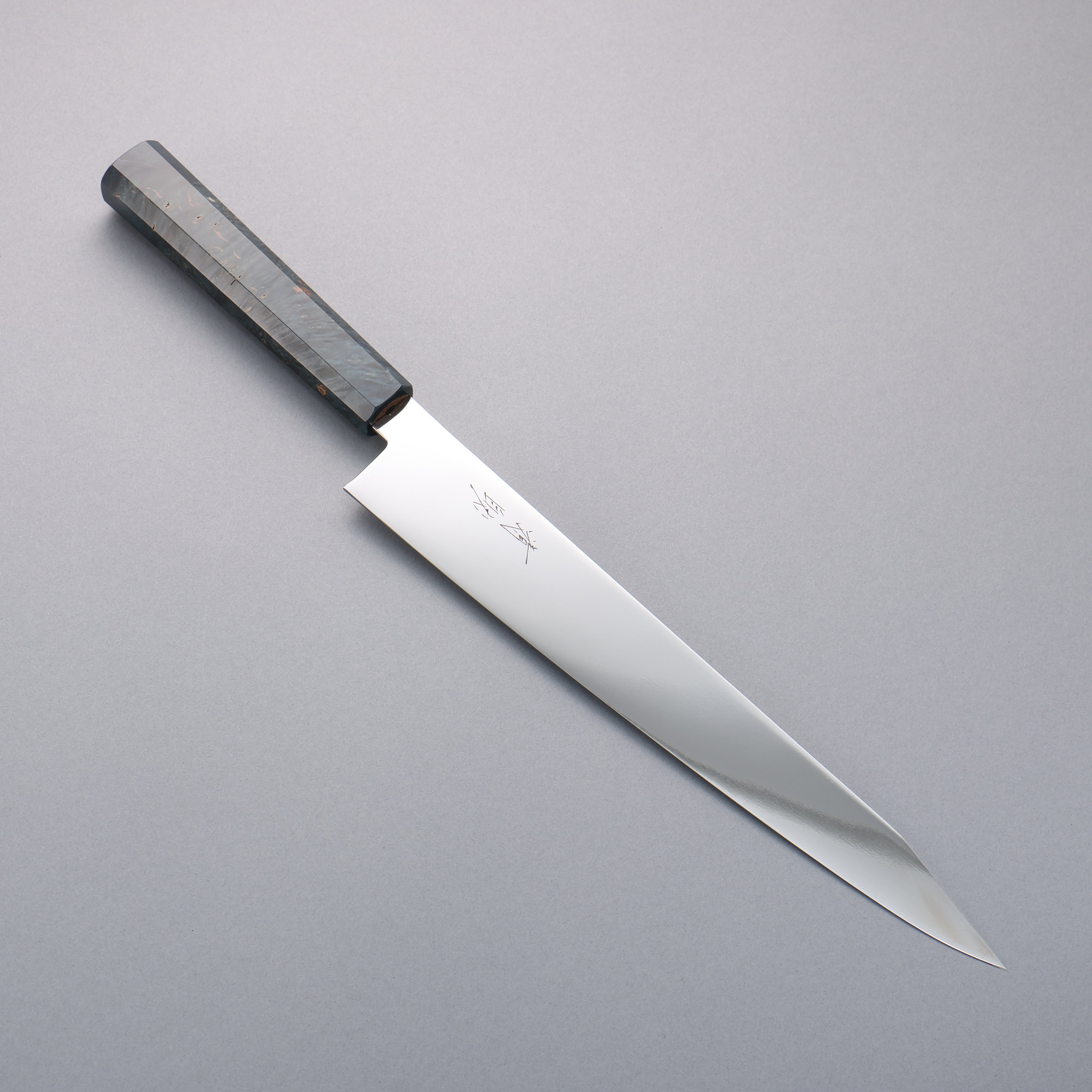 清助 VG10 鏡面處理 筋引 270mm 穩定木 握把 - 清助刃物