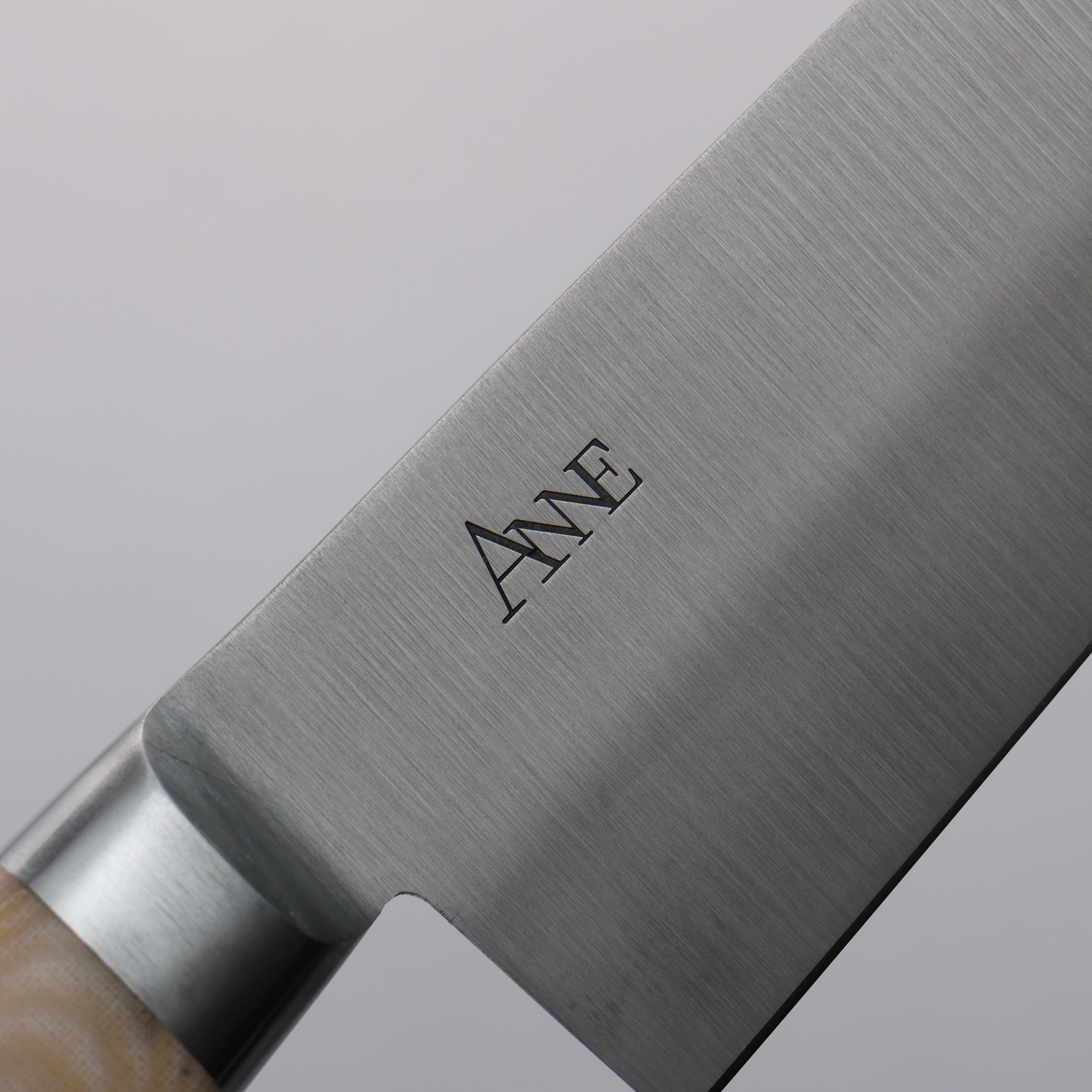 ANNE 日本鋼 牛刀 180mm 米卡塔(樹脂複合材料) 握把 - 清助刃物