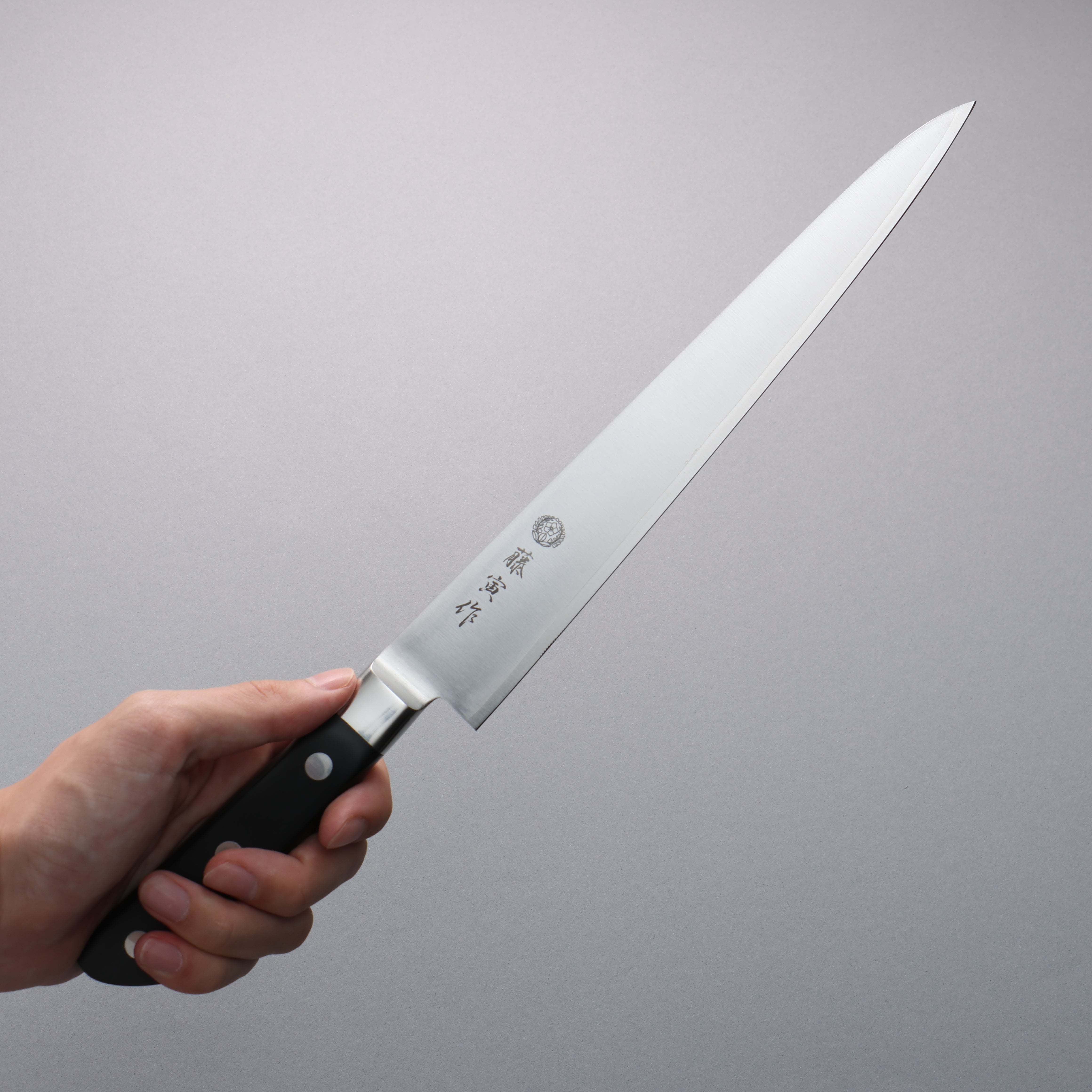 藤次郎(藤寅) DP 鈷合金 筋引 240mm 合成木握把 FU805 - 清助刃物