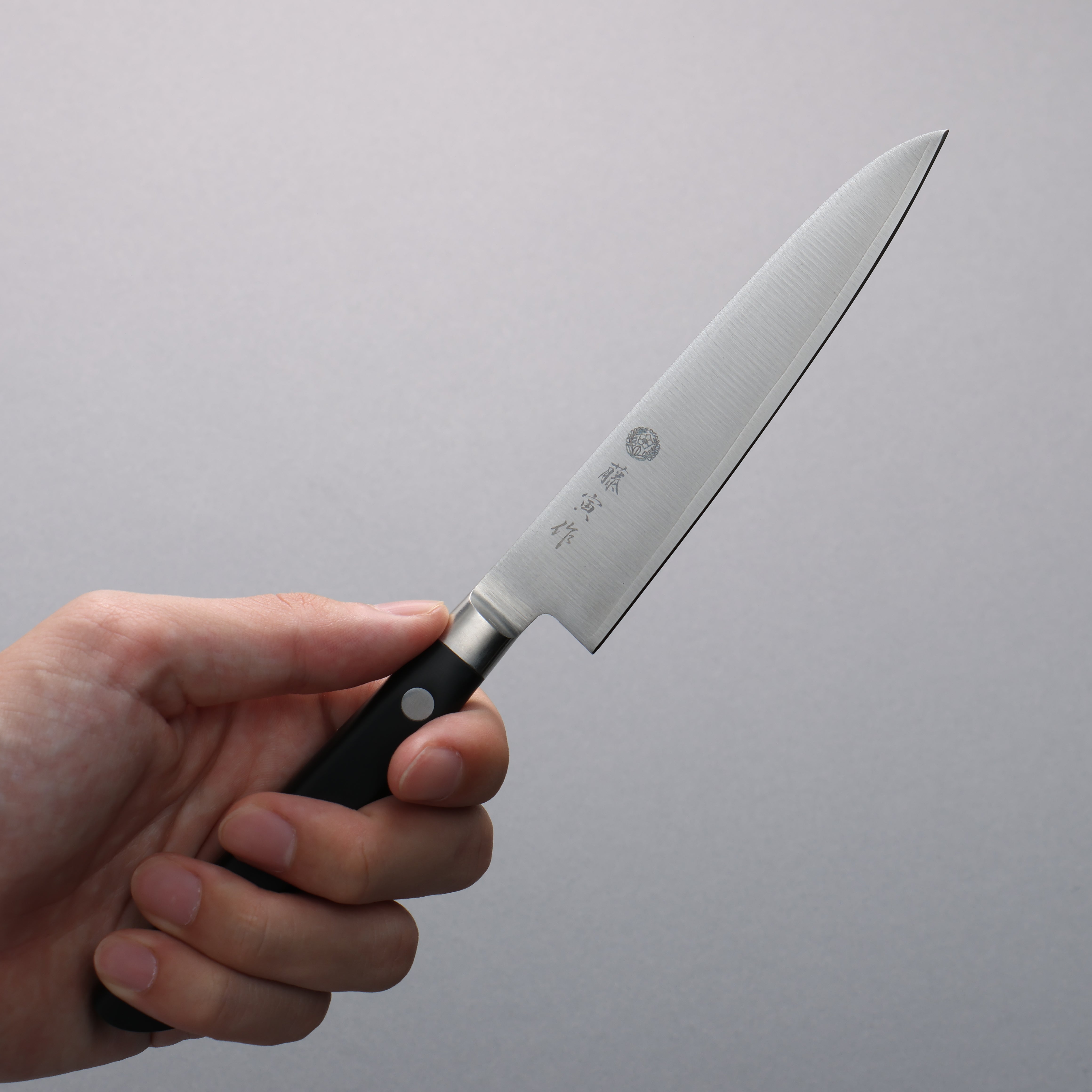 藤次郎(藤寅) DP 鈷合金 多用途小刀 120mm 合成木握把 FU801 - 清助刃物
