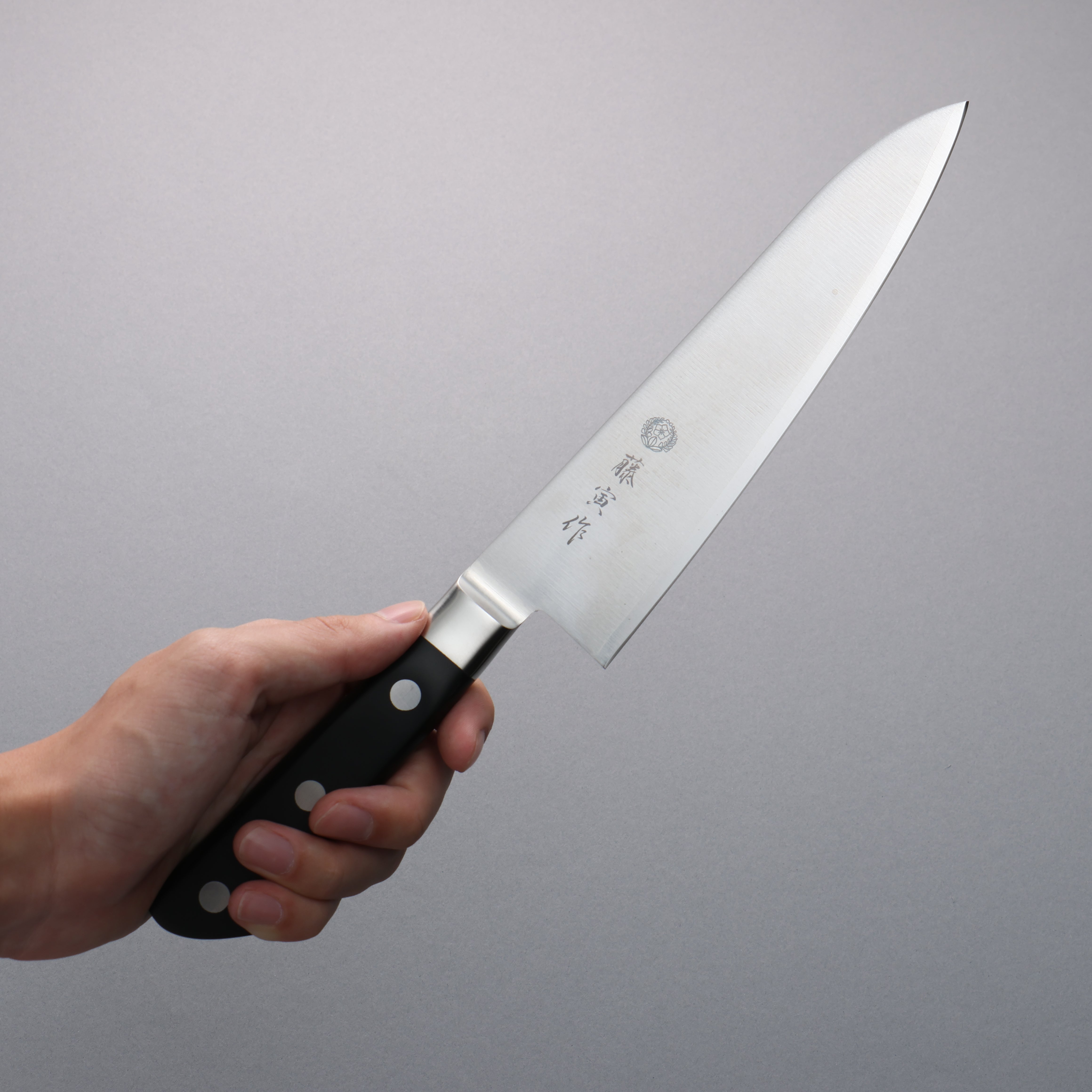 藤次郎(藤寅) DP 鈷合金 牛刀 180mm 合成木握把 FU807 - 清助刃物