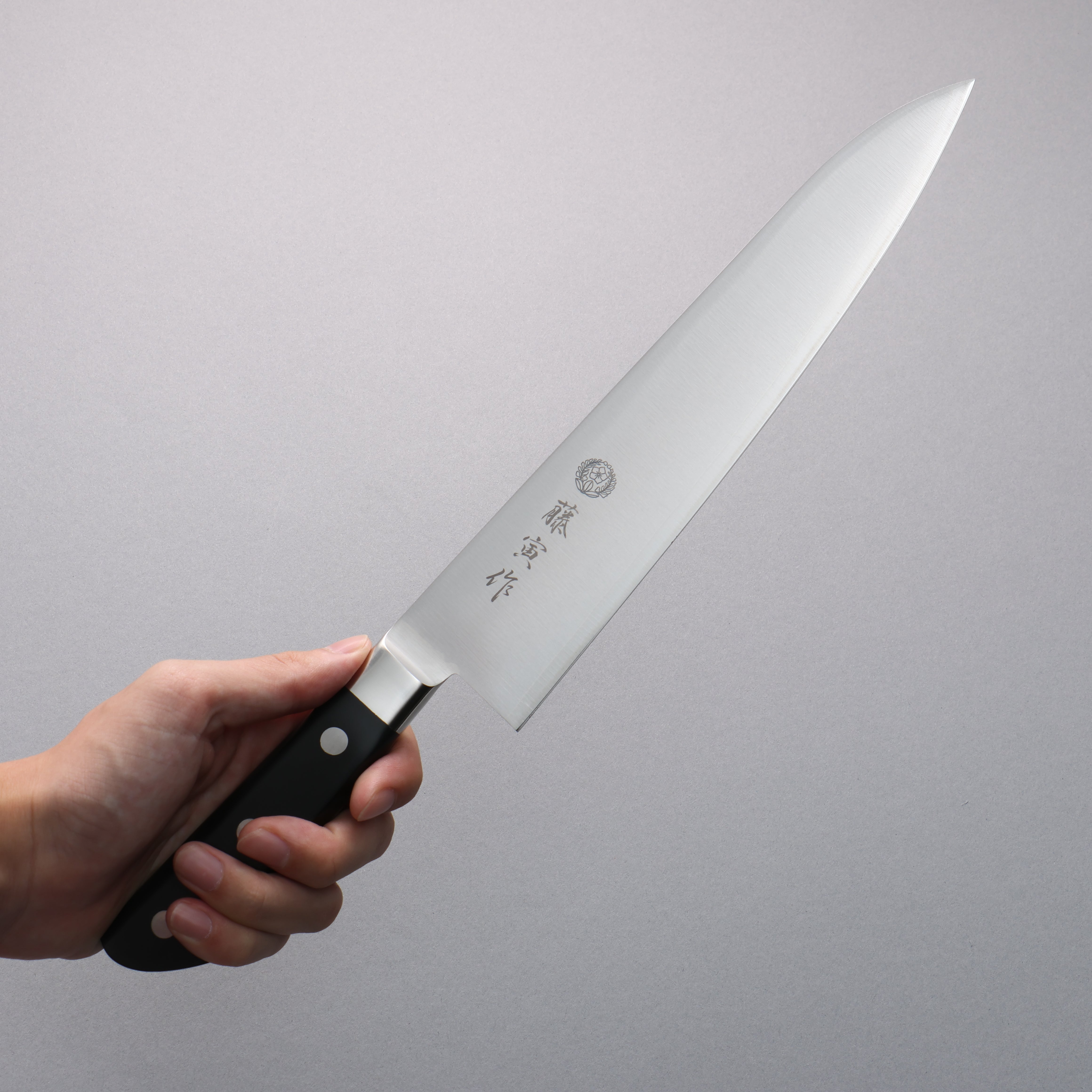藤次郎(藤寅) DP 鈷合金 牛刀 240mm 合成木握把 FU809 - 清助刃物
