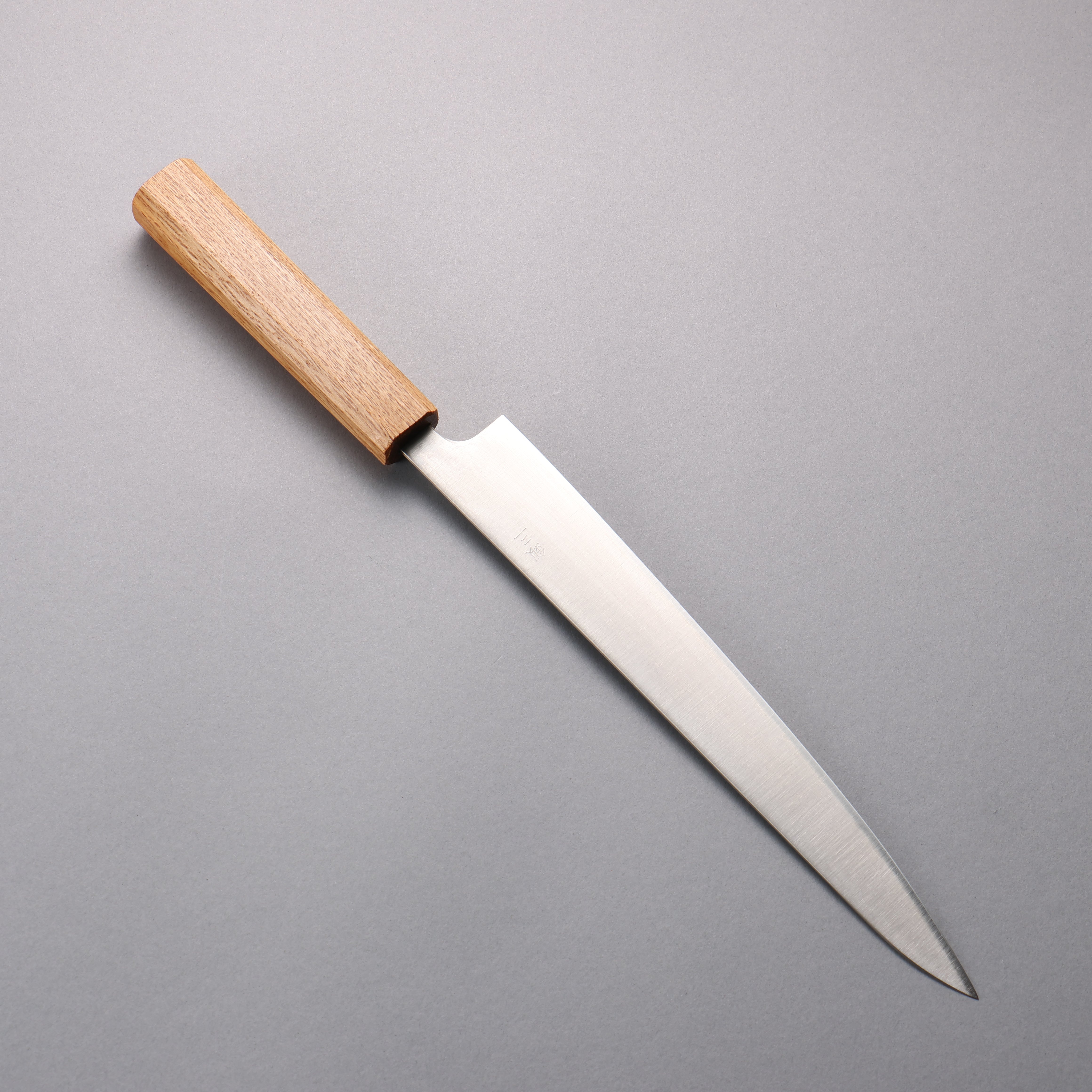 清助 銀三鋼 打磨處理 筋引 240mm 白橡木 握把 - 清助刃物