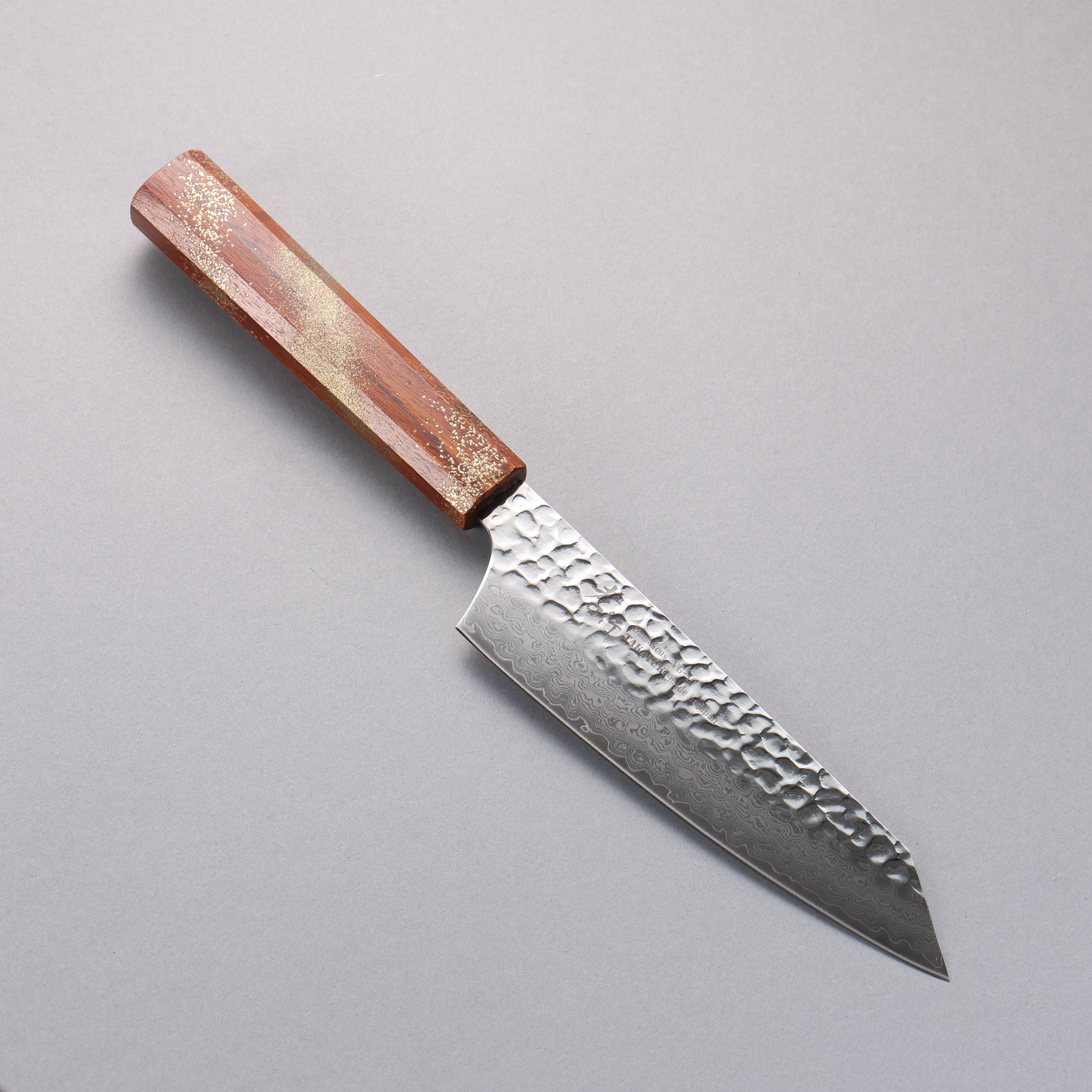 堺 孝行 VG10 33層大馬士革紋 劍型三德刀 160mm 櫟木漆塗(星連)握把 - 清助刃物