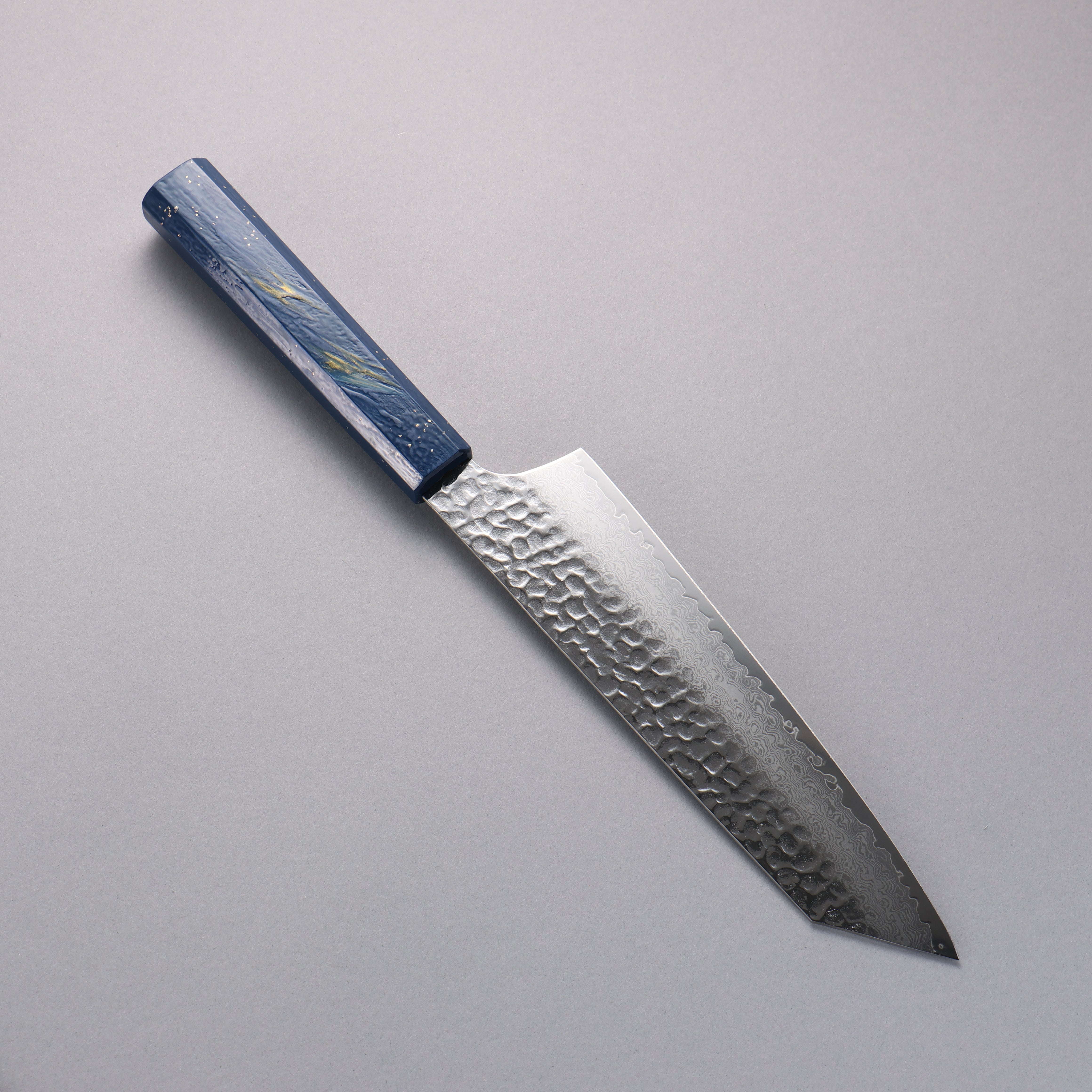 堺 孝行 VG10 33層大馬士革紋 劍型牛刀 190mm 櫟木漆塗(彩石)握把 - 清助刃物