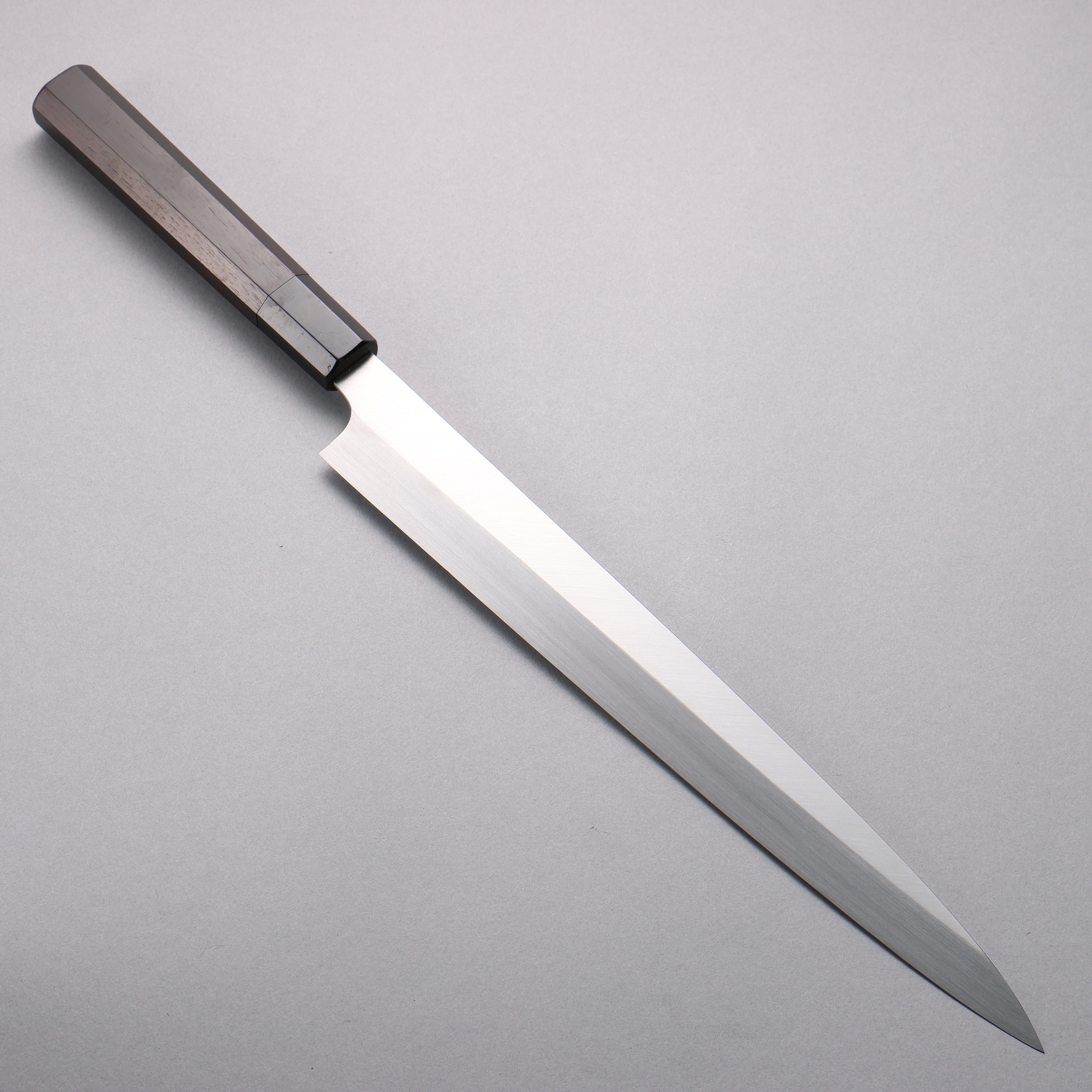源 昭忠 本燒 DX 青鋼二號 霞研 柳刃 300mm 黑檀 握把 - 清助刃物