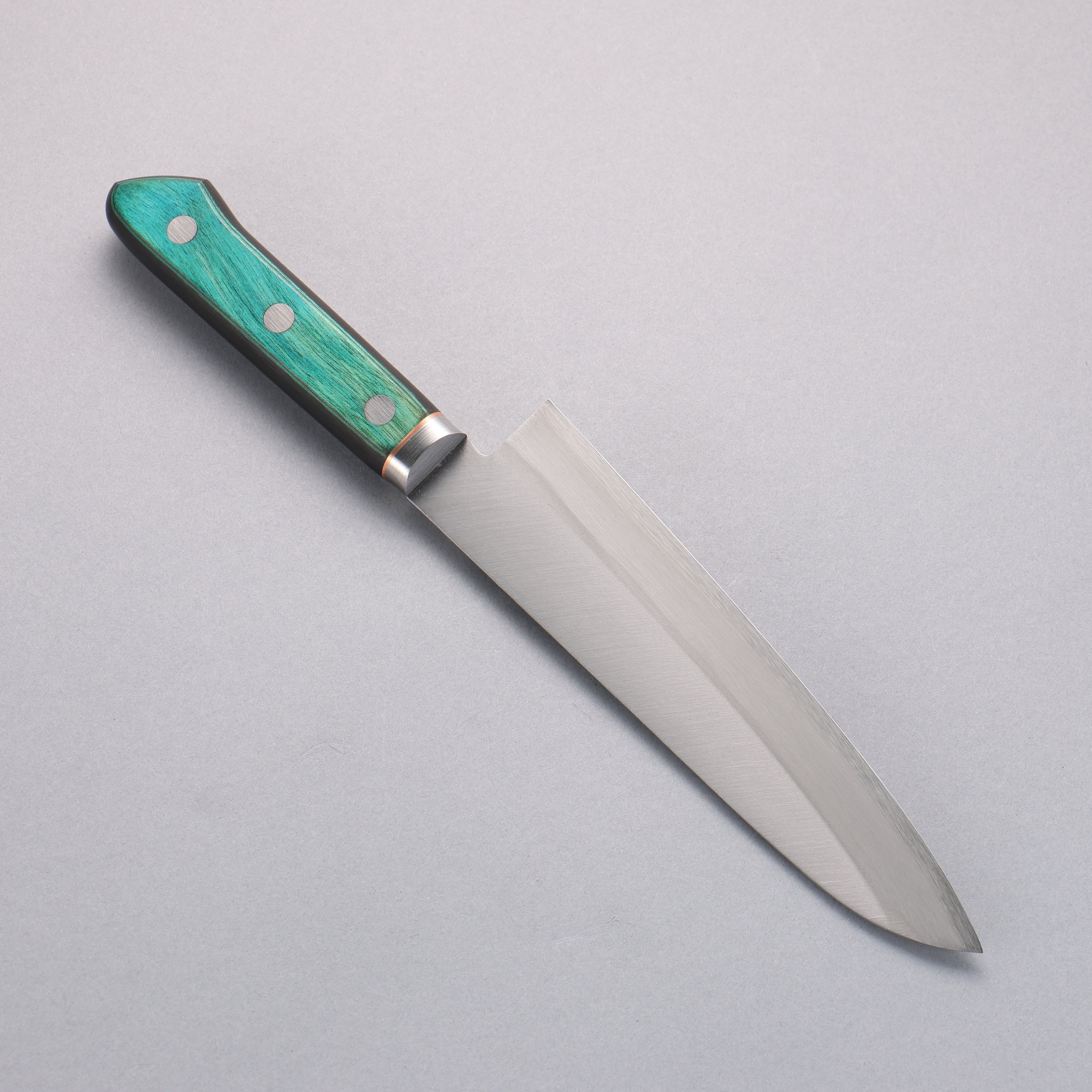 堺 菊守 青鋼一號 牛刀 日本刀 175mm 合成木(綠色) 握把 - 清助刃物