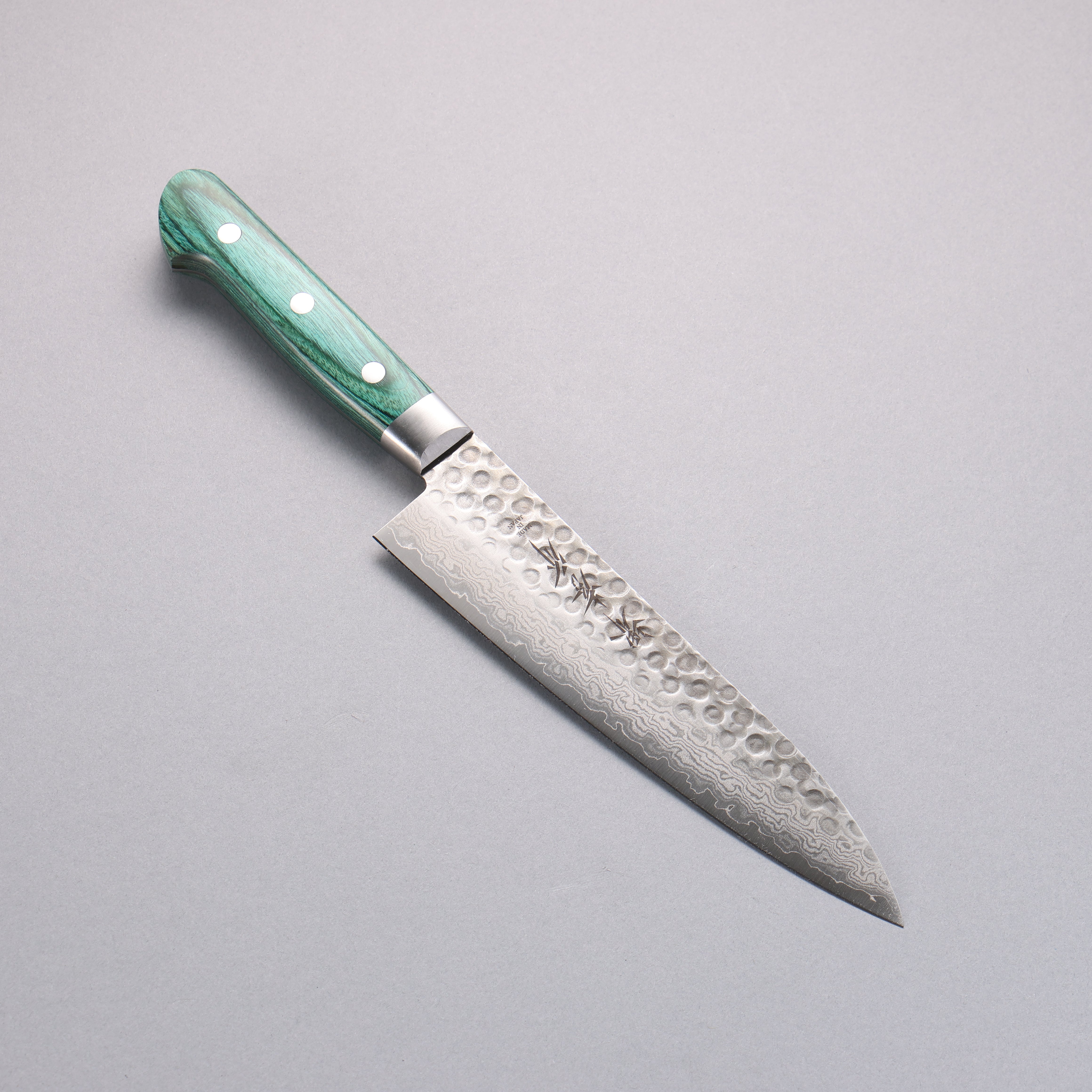 堺 孝行 VG10 17層大馬士革紋 牛刀 180mm 合成木(綠色) 握把 - 清助刃物