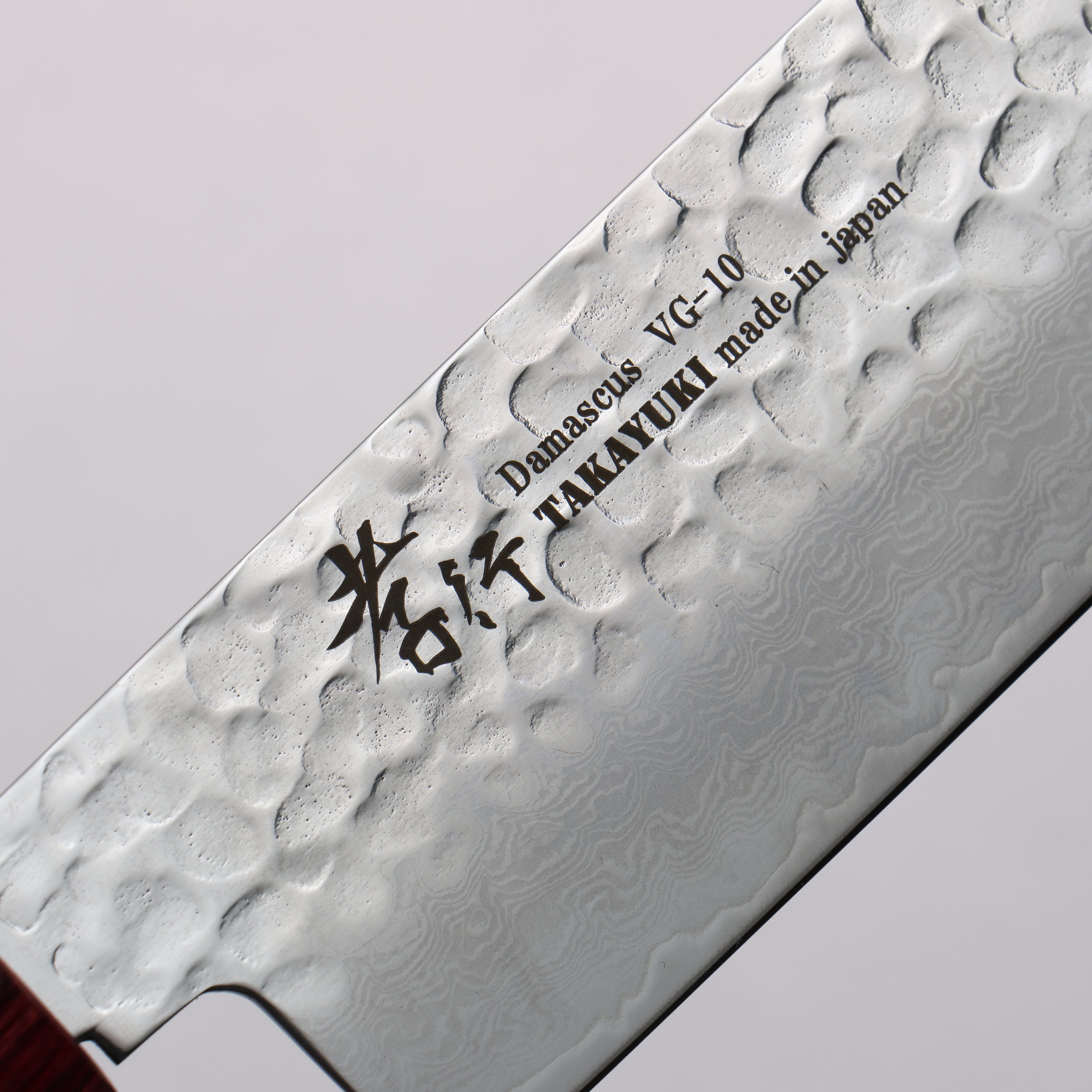 堺 孝行 VG10 33層 鎚目 大馬士革紋 菜切 160mm 紫檀木(口輪:紅合成木) 握把 - 清助刃物