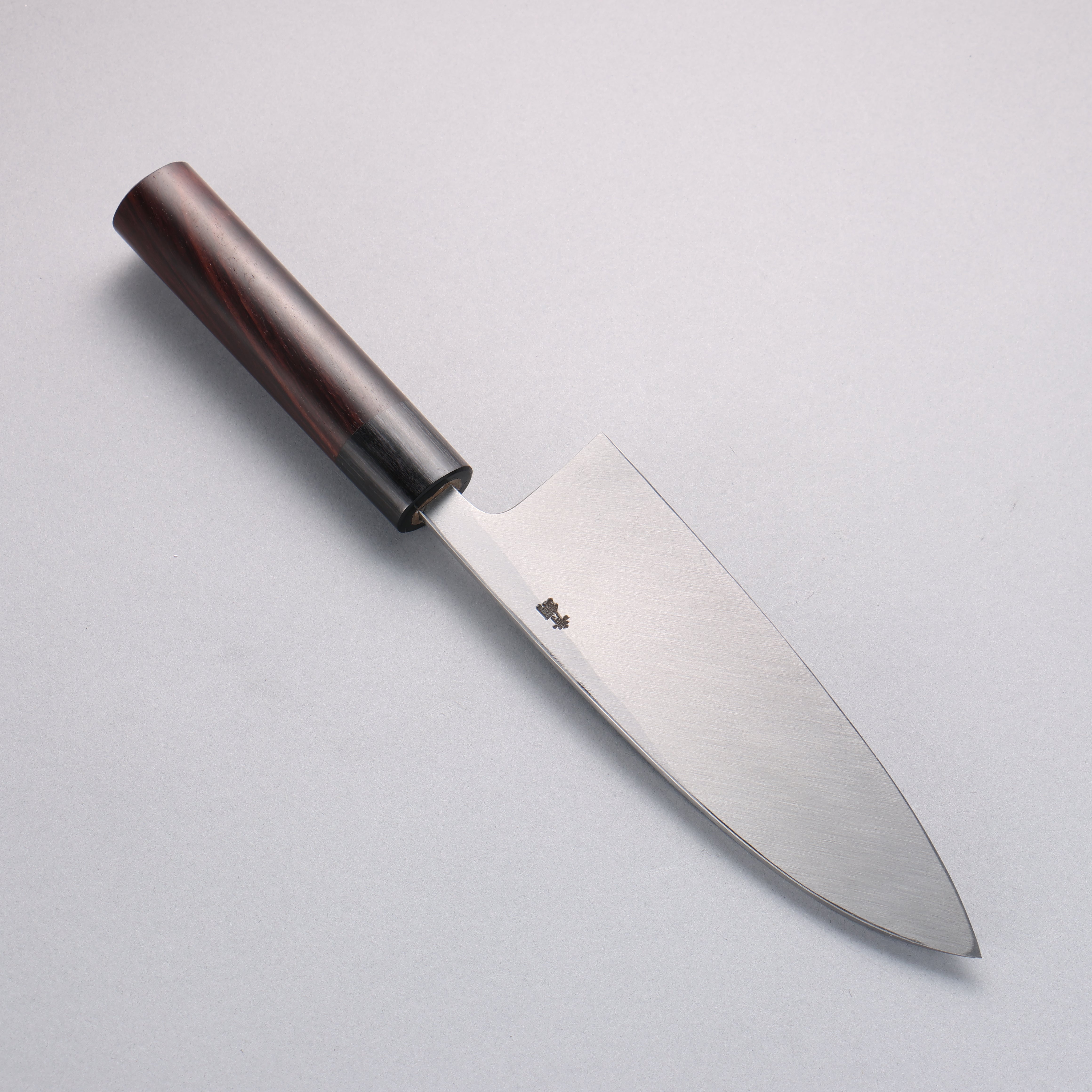 清助 青鋼 霞研 出刃 180mm 紫檀木 握把 - 清助刃物