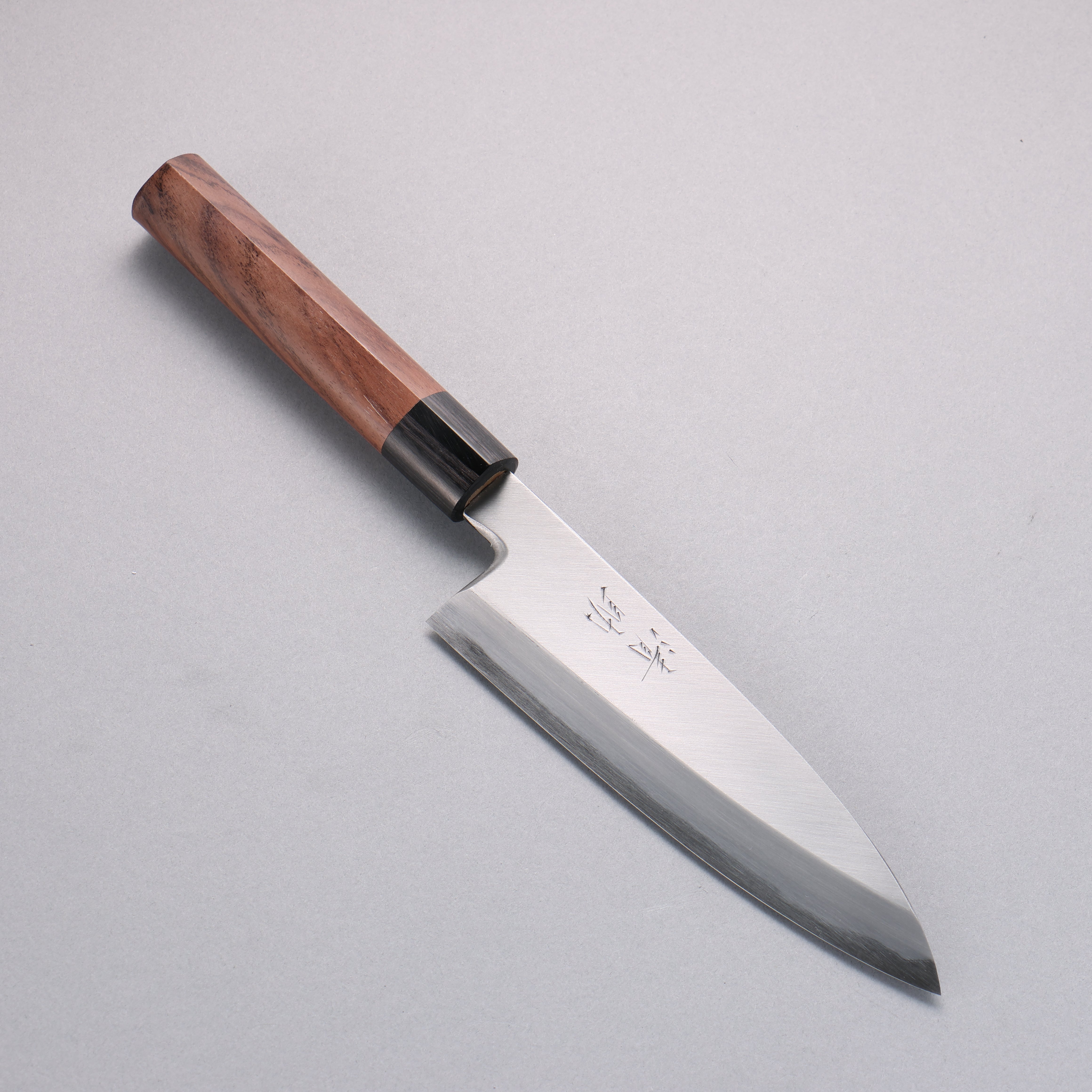 清助 白鋼 霞研 舟行 180mm 紫檀木 握把 - 清助刃物