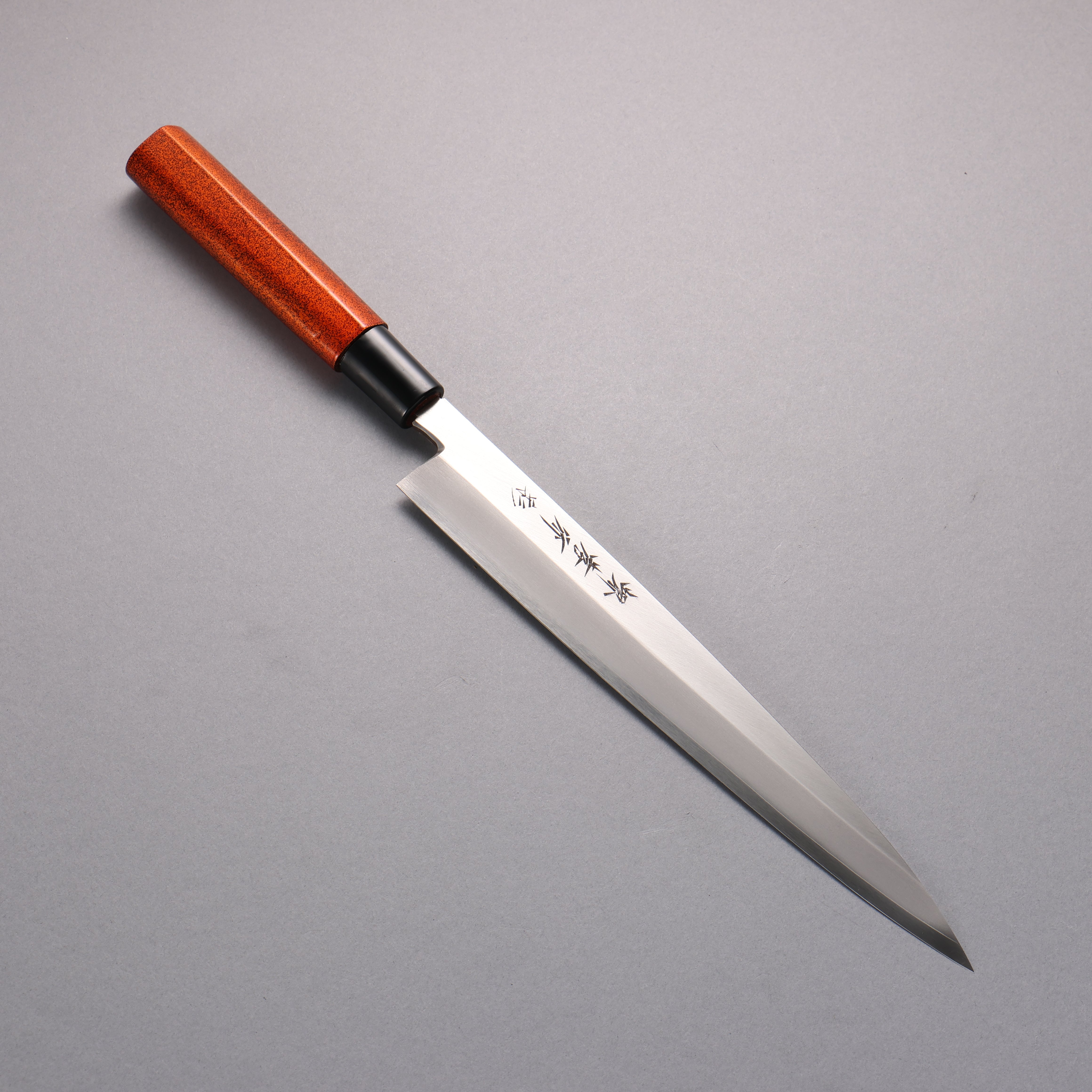 堺 孝行 四季彩 光 INOX 柳刃 漆塗握把 附刀鞘 240/270/300mm - 清助刃物