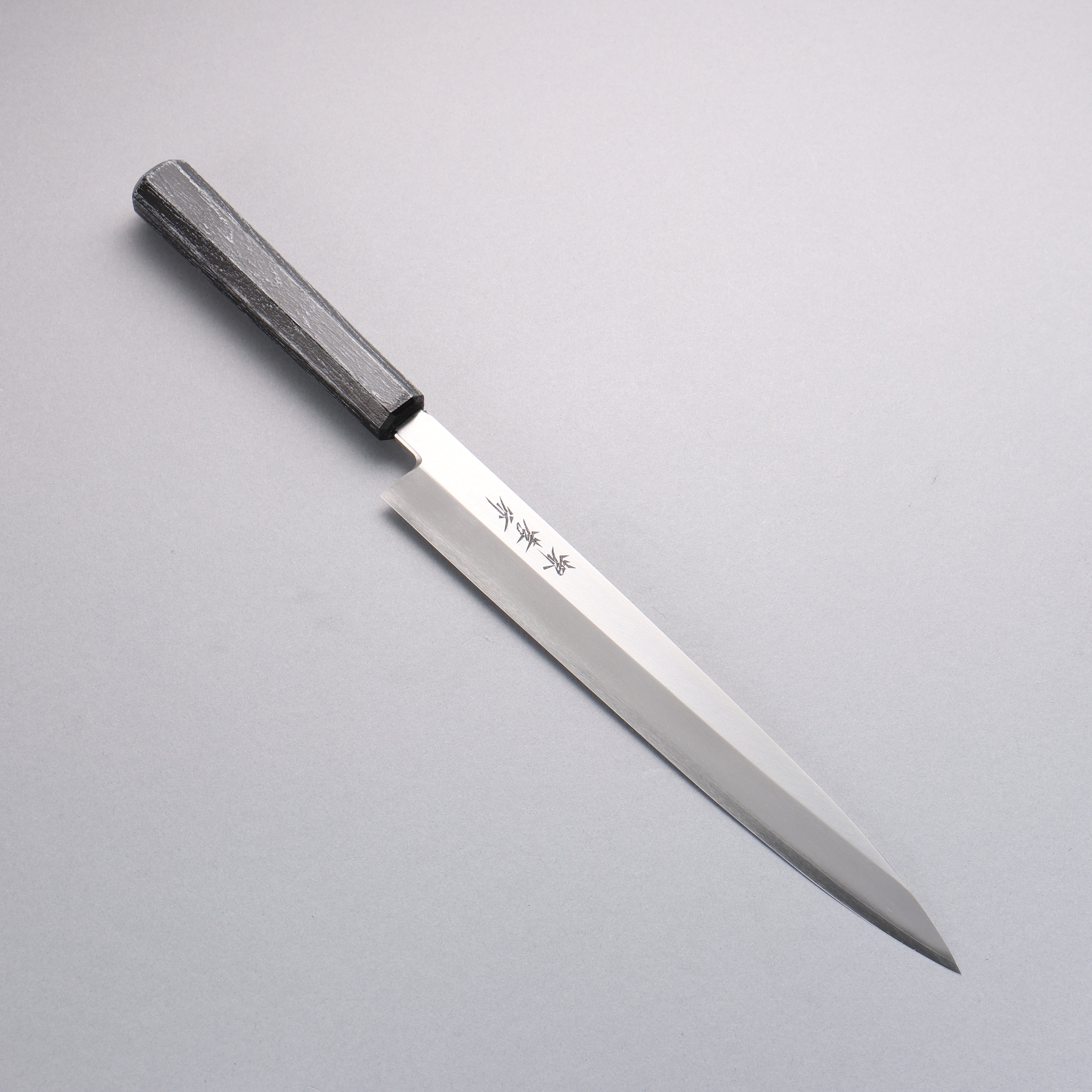 堺 孝行 七色 INOX 鉬鋼 柳刃 270mm ABS 樹脂(黑檀)握把 - 清助刃物