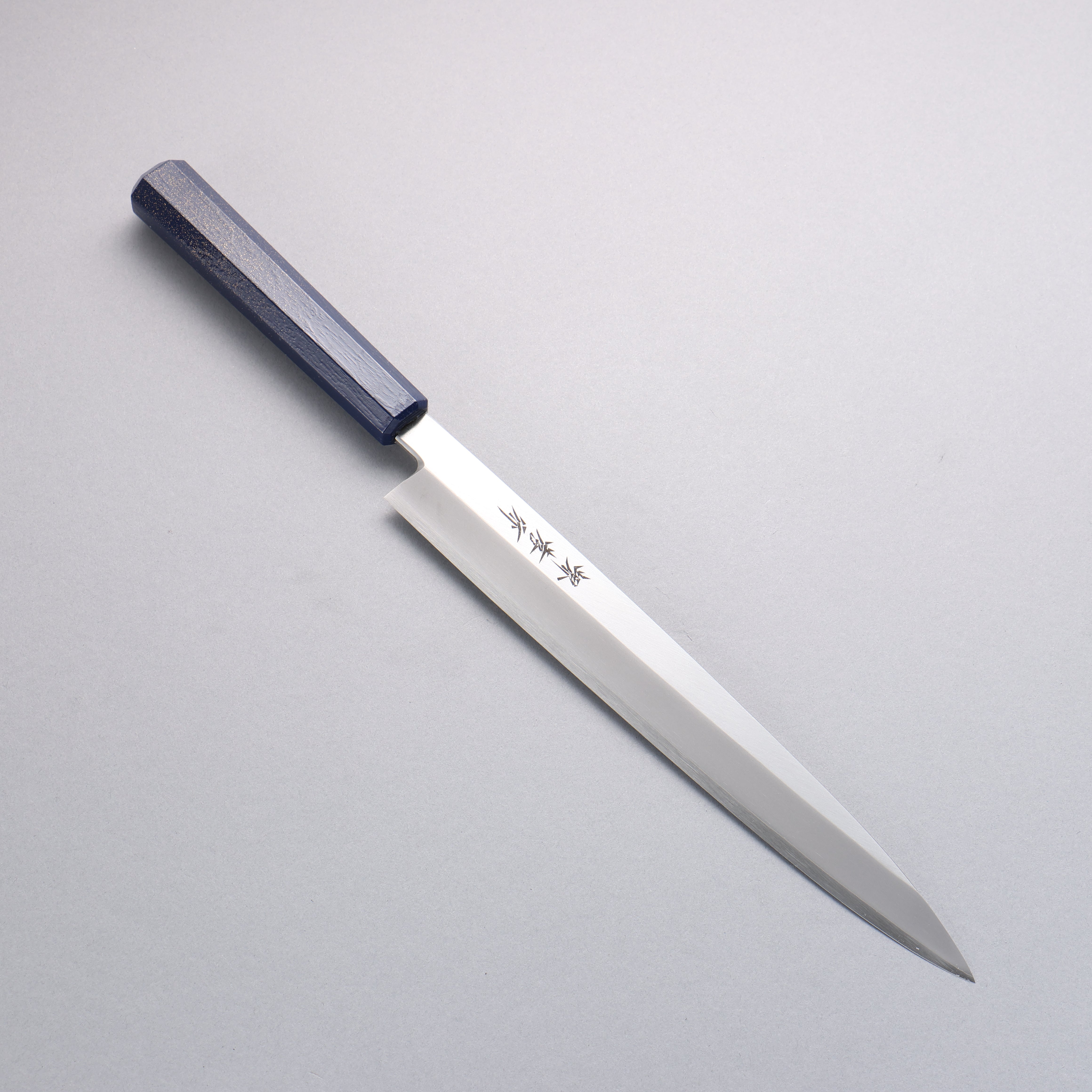 堺 孝行 七色 INOX 鉬鋼 柳刃 270mm ABS 樹脂(群青珠光)握把 - 清助刃物