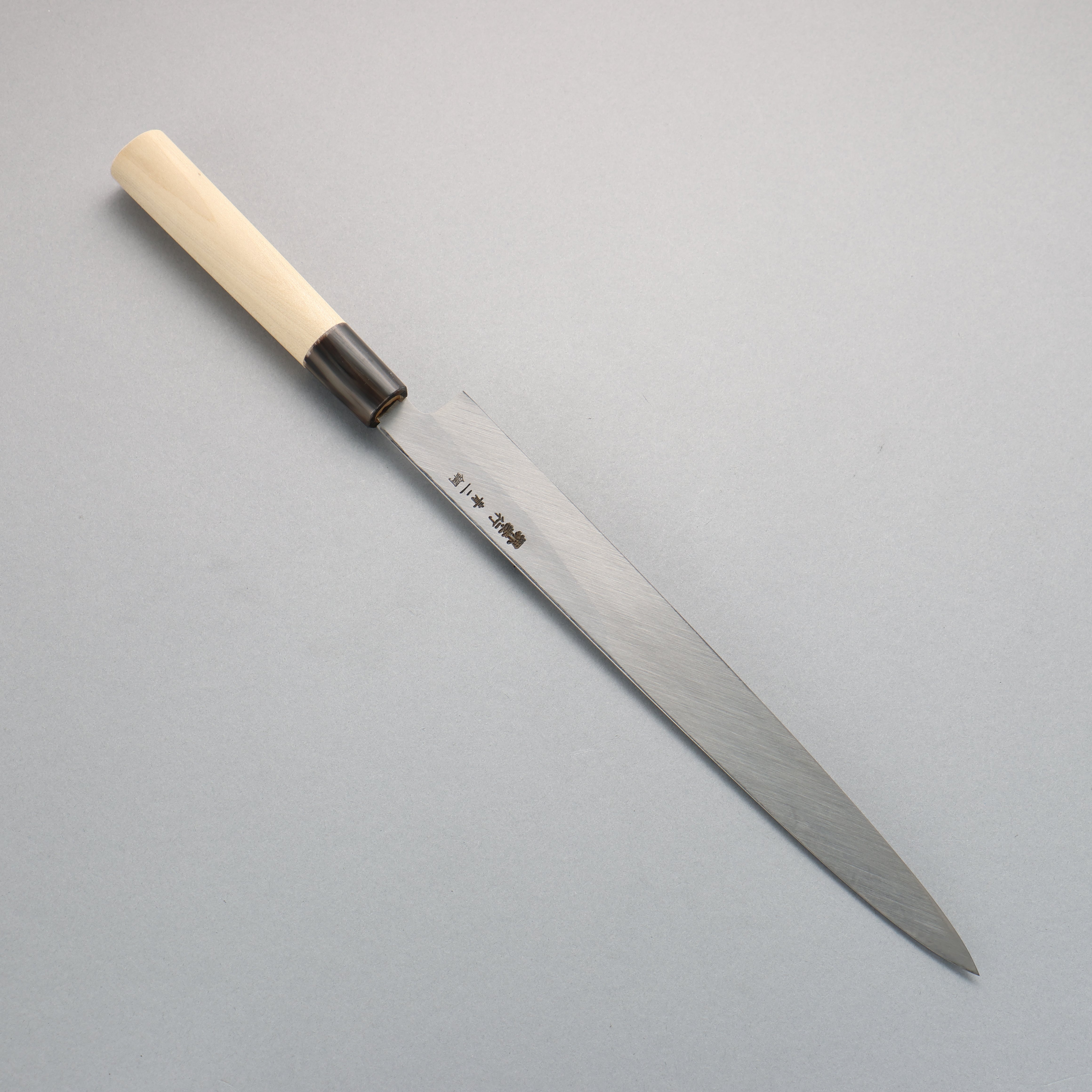 堺 孝行 青鋼二號 河豚刀 270mm 木蘭握把 - 清助刃物