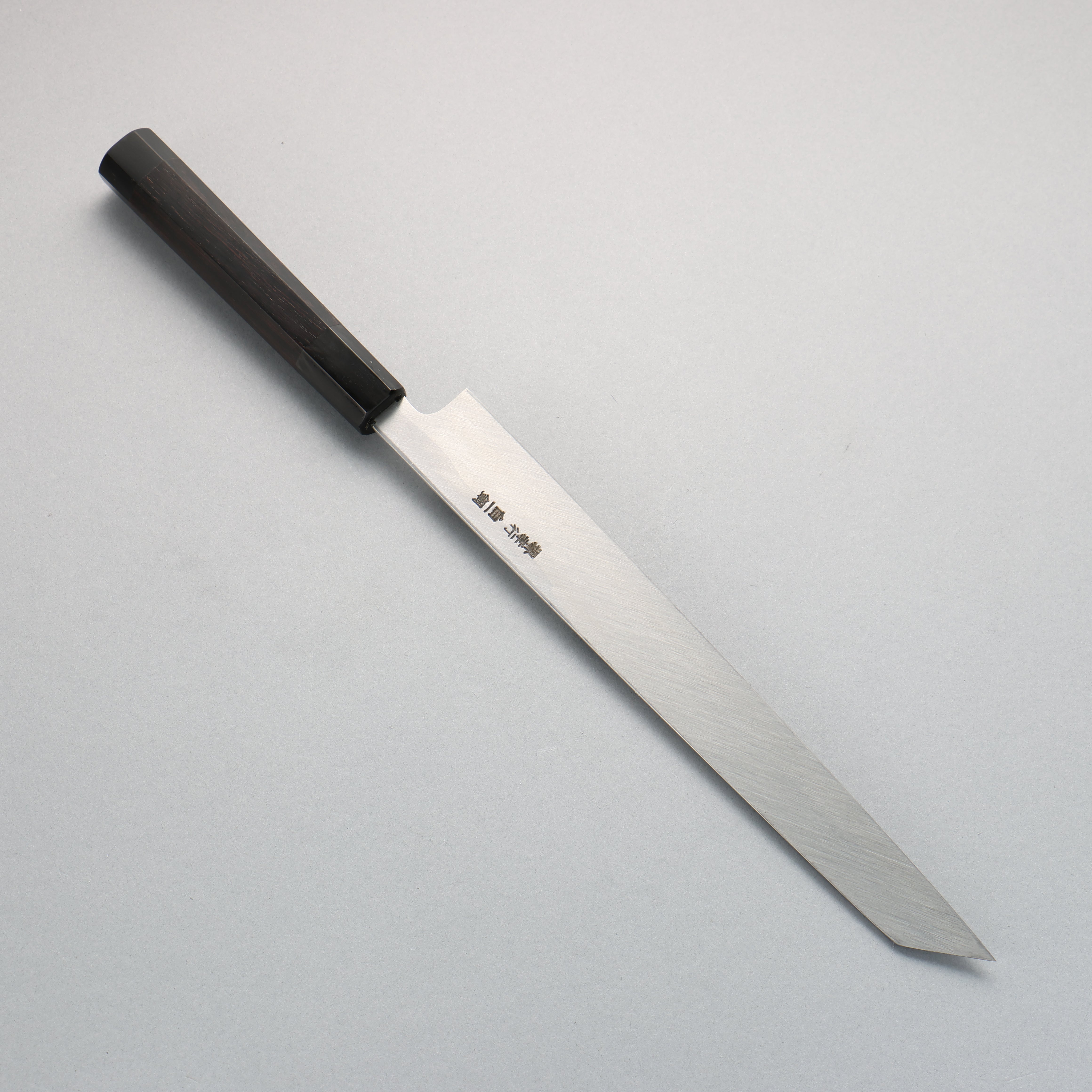 堺 孝行 白虎 白鋼一號 切付柳刃 270mm 黑檀握把 附刀鞘 - 清助刃物