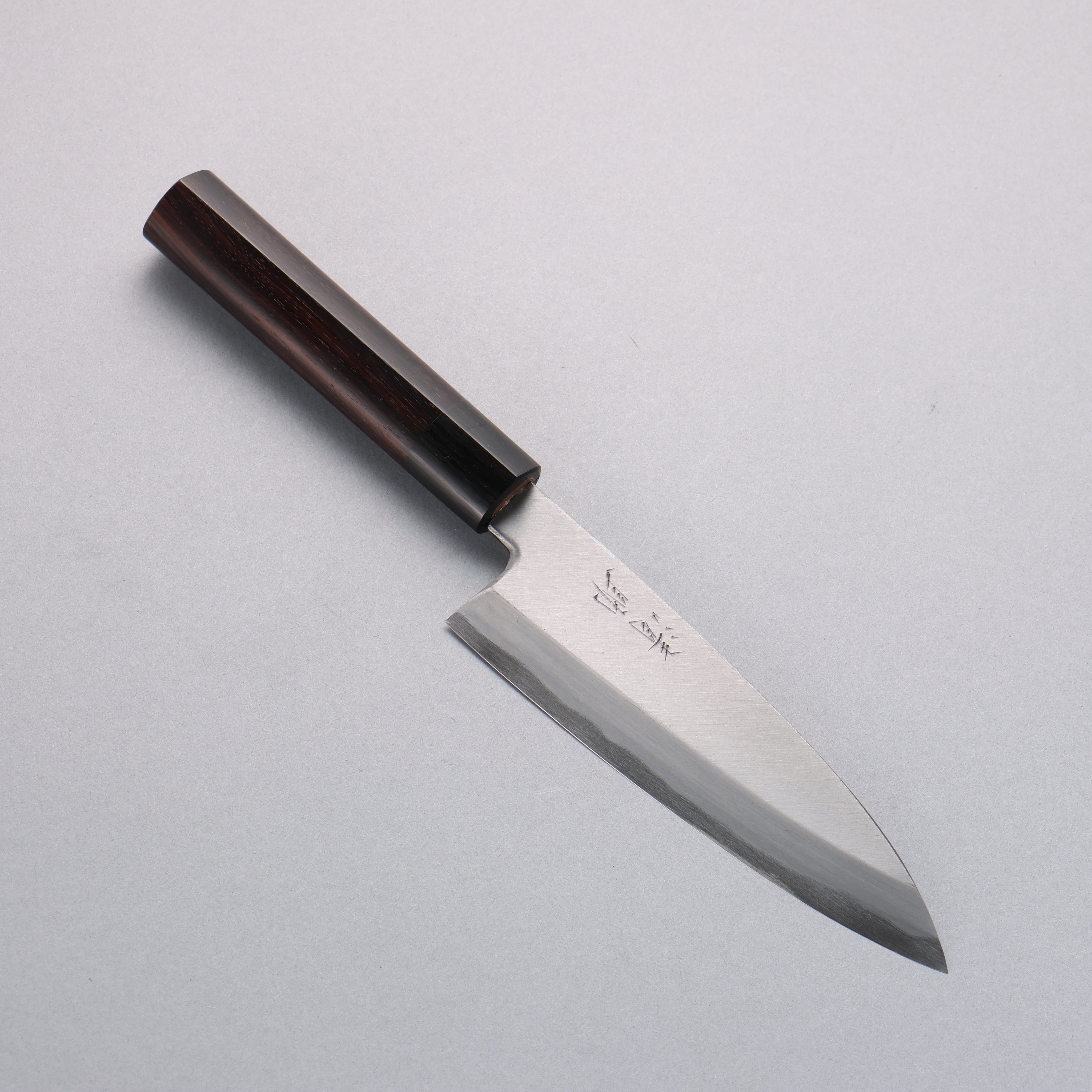 清助 青鋼 霞研 舟行 165mm 紫檀木 握把 - 清助刃物