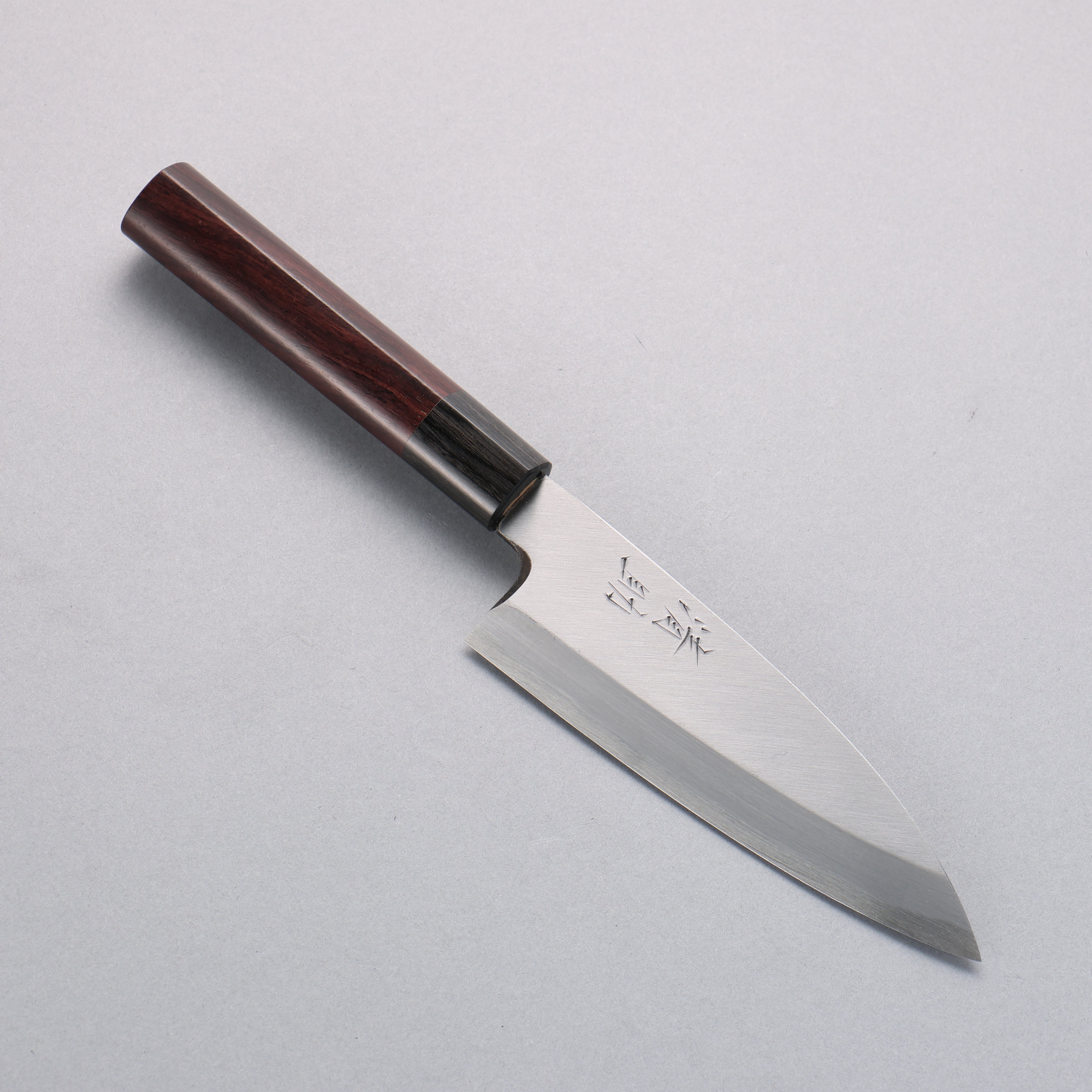 清助 白鋼 霞研 舟行 150mm 紫檀木 握把 - 清助刃物
