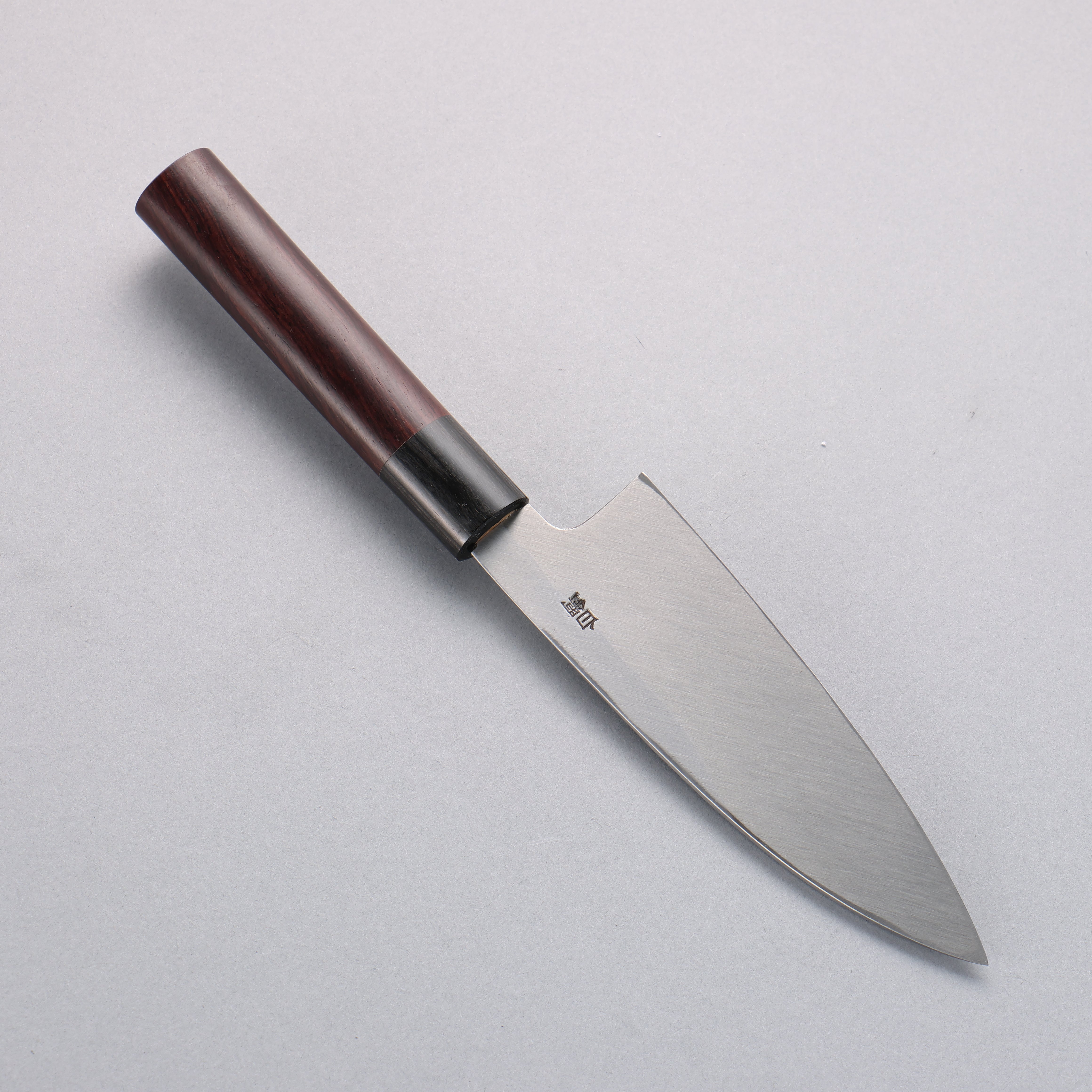 清助 白鋼 霞研 舟行 150mm 紫檀木 握把 - 清助刃物