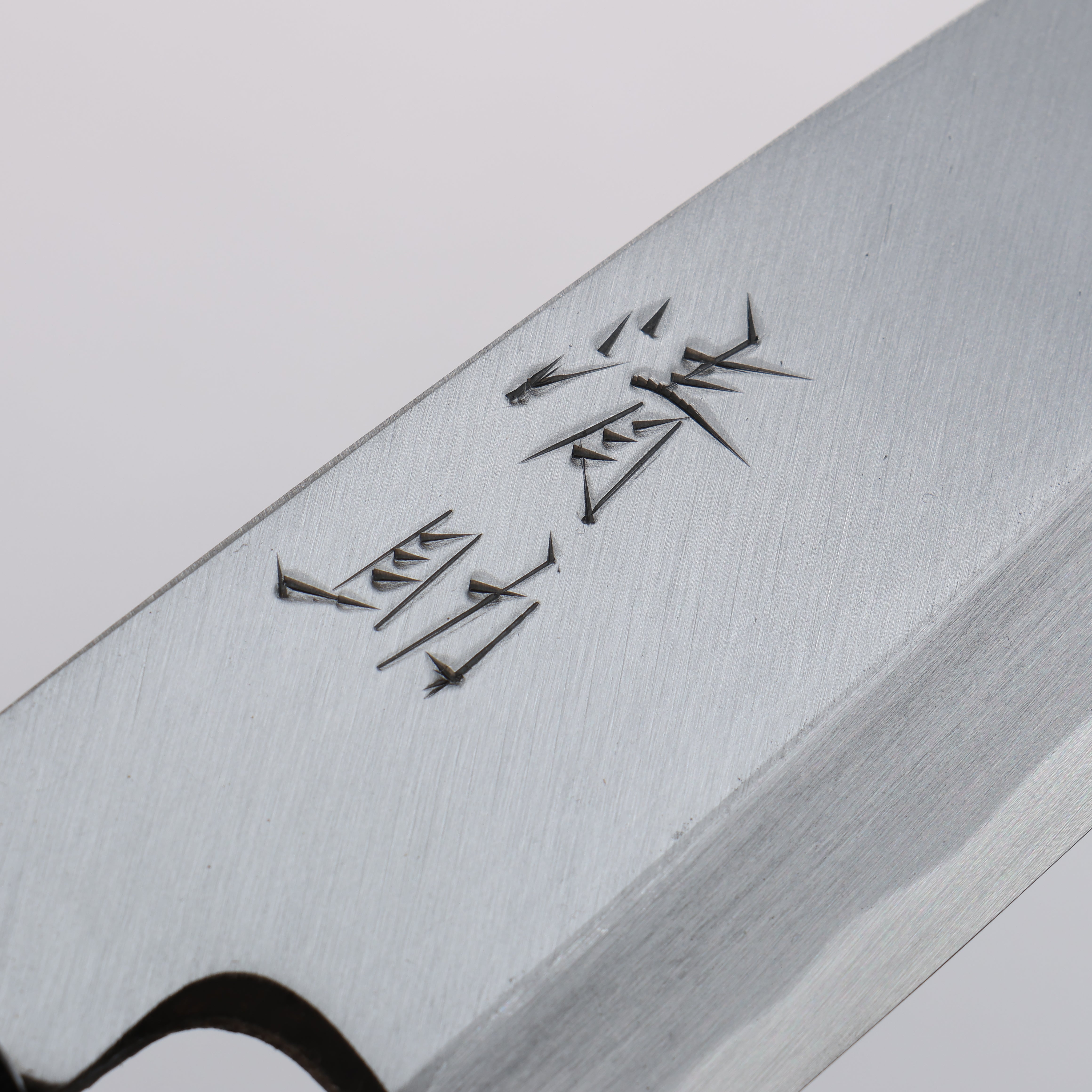 清助 白鋼 霞研 舟行 150mm 紫檀木 握把 - 清助刃物
