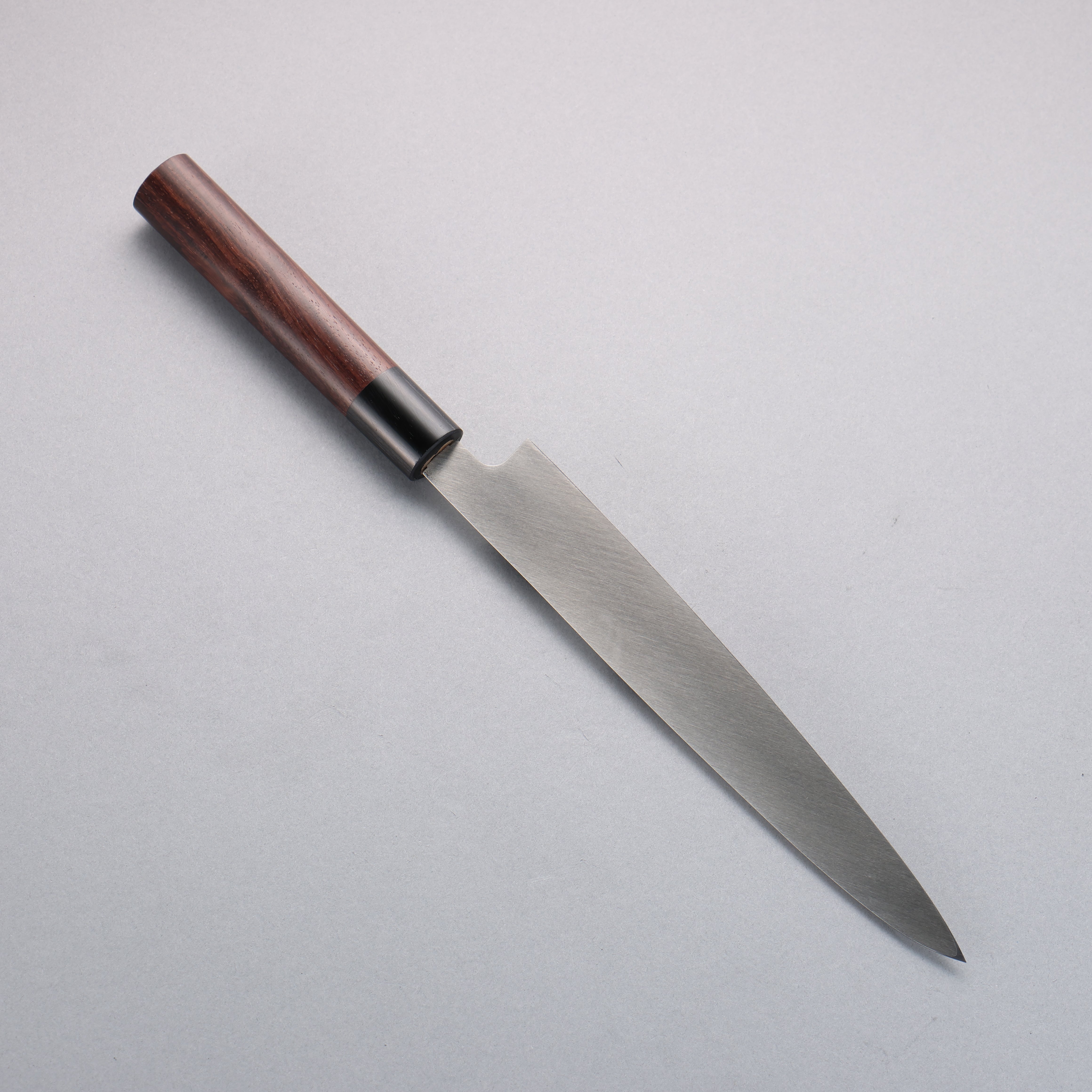 清助 VG1 霞研 柳刃 210mm 紫檀木 握把 - 清助刃物