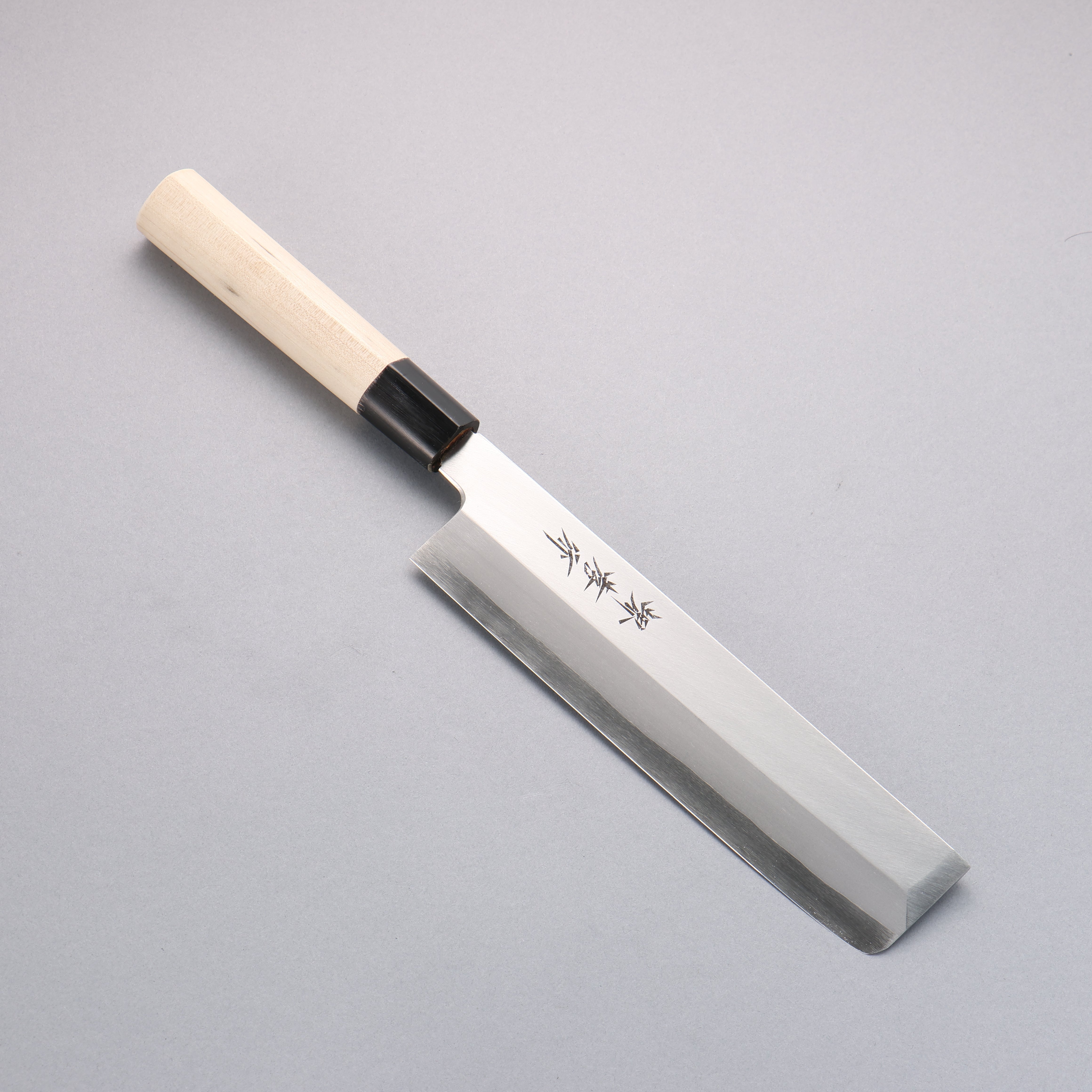 堺 孝行 INOX 鉬鋼 薄刃 210mm 木蘭握把 - 清助刃物