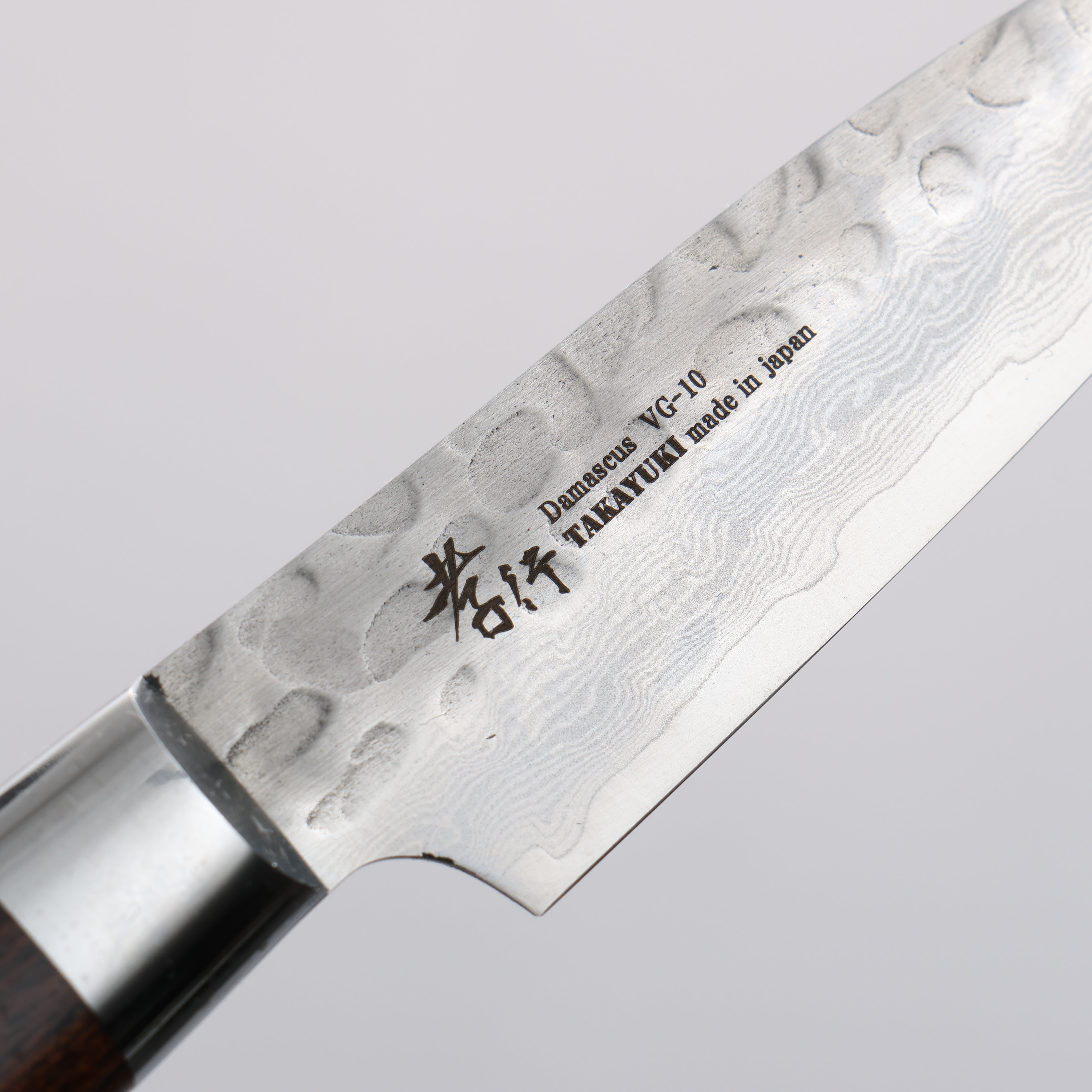 堺 孝行 VG10 33層 大馬士革紋 多用途小刀 80mm 沙漠鐵木(杉原型) 握把 - 清助刃物