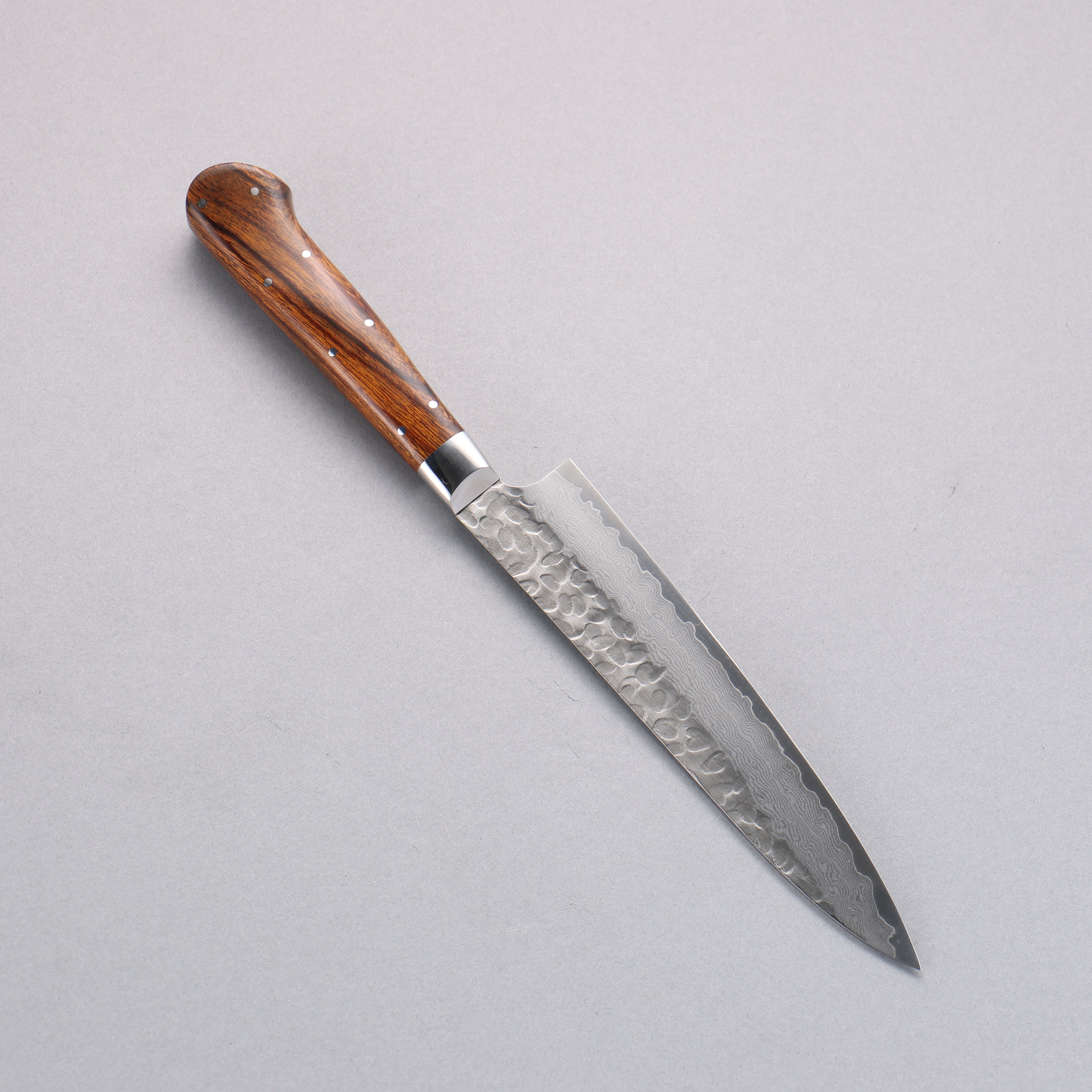 堺 孝行 VG10 33層 大馬士革紋 多用途小刀 150mm 沙漠鐵木(杉原型) 握把 - 清助刃物