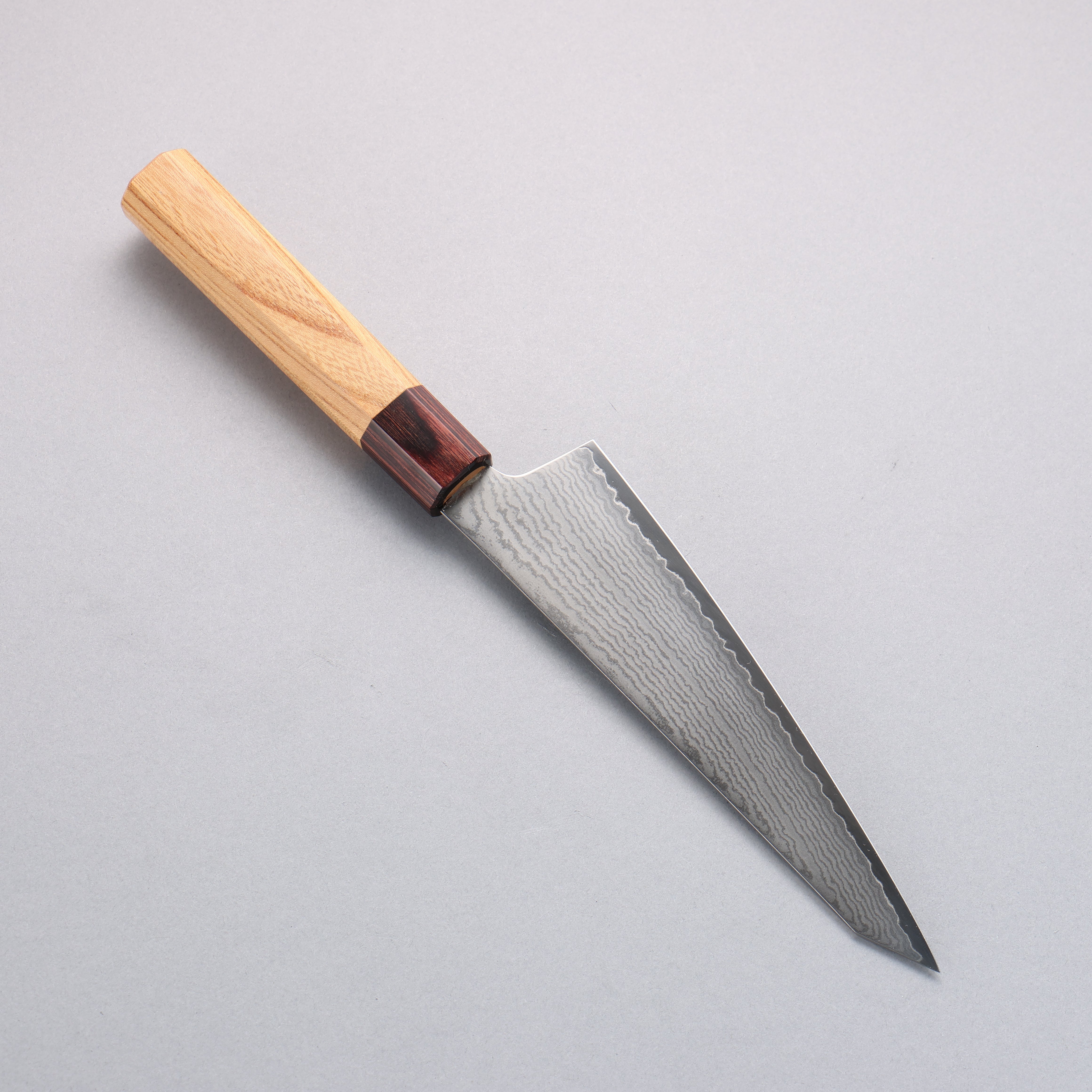 堺 孝行 VG10 33層大馬士革紋 骨刀 180mm 櫸木 握把 - 清助刃物