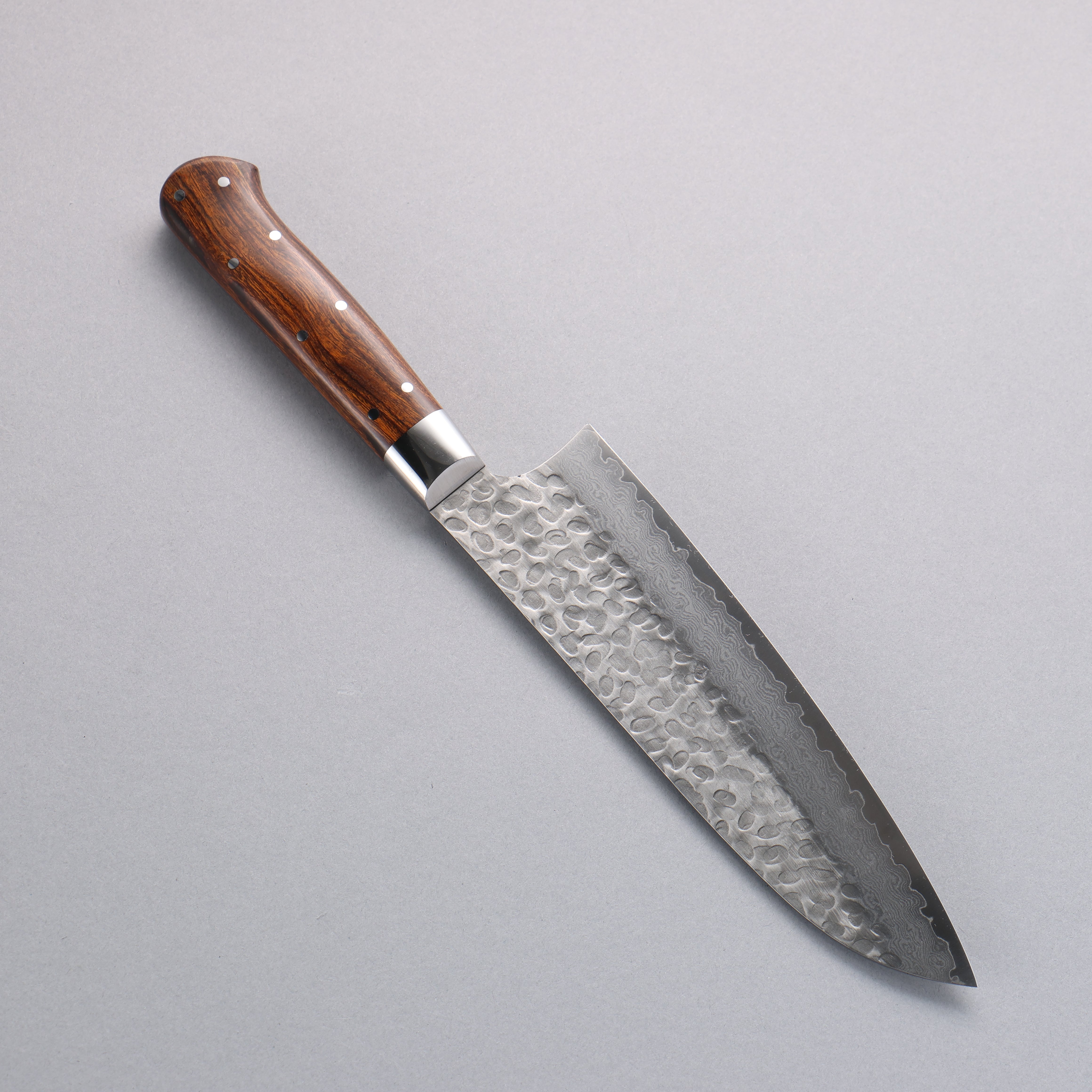 堺 孝行 VG10 33層 大馬士革紋 三德刀 180mm 沙漠鐵木(杉原型) 握把 - 清助刃物