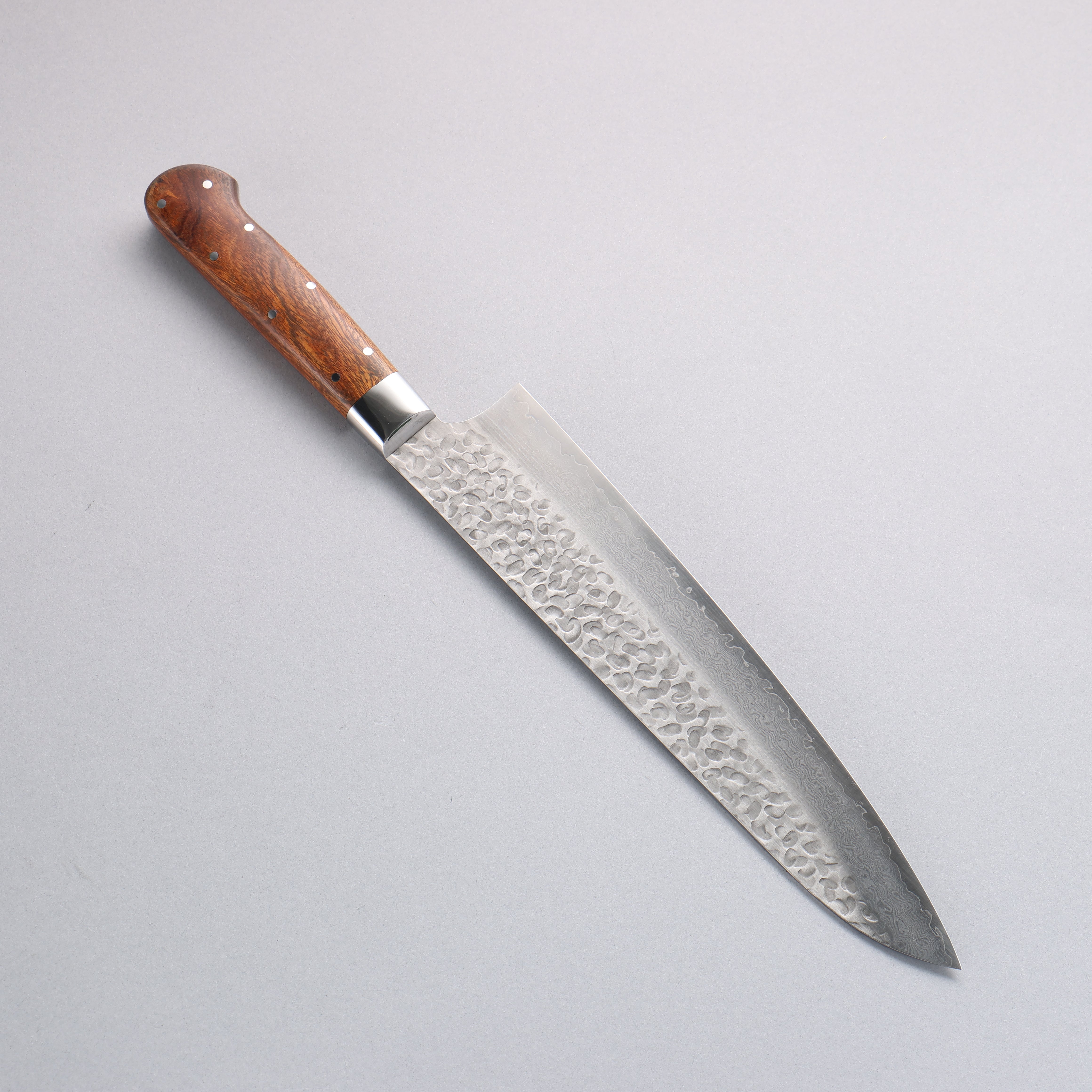 堺 孝行 VG10 33層 大馬士革紋 牛刀 240mm 沙漠鐵木(杉原型) 握把 - 清助刃物