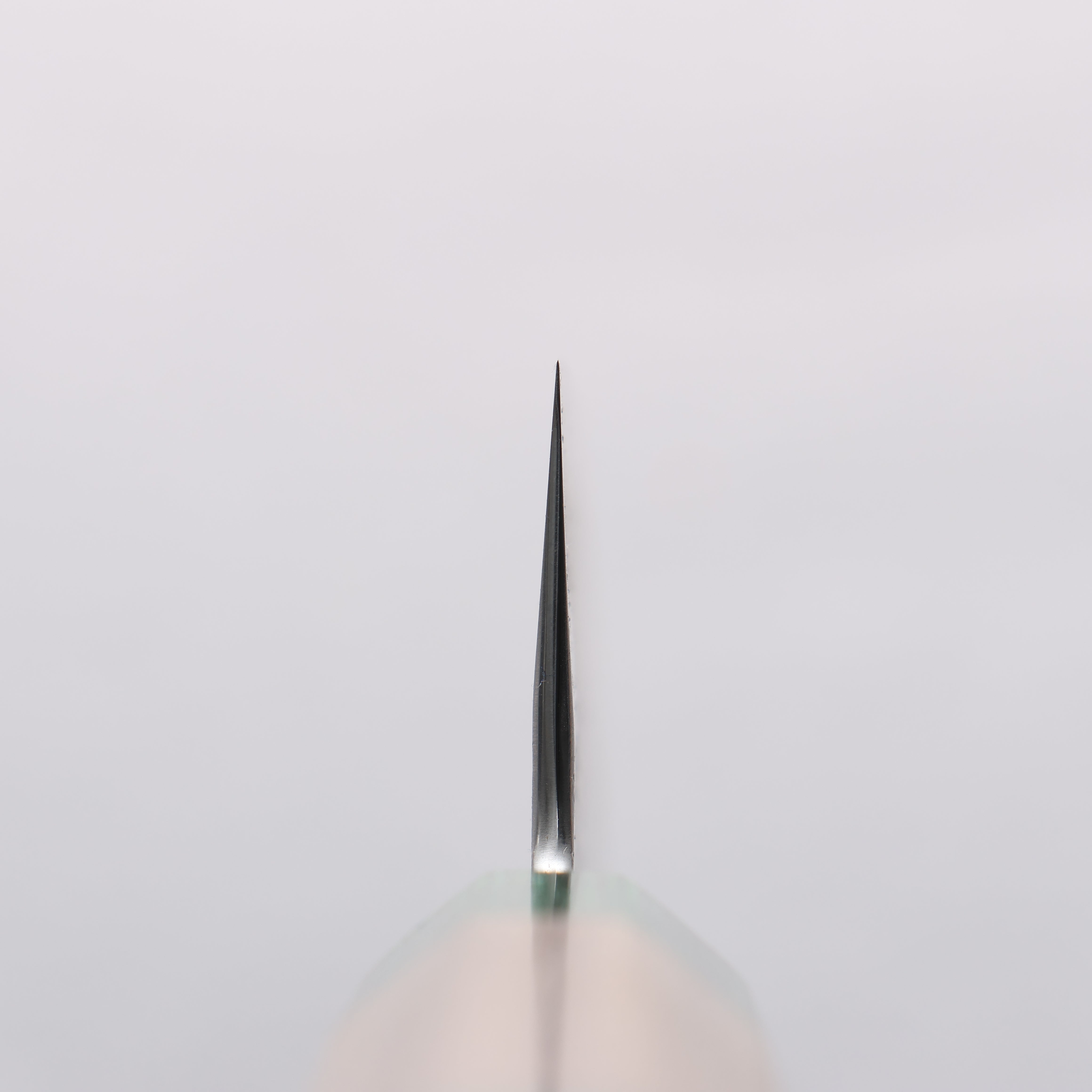 清助 超級青鋼 鎚目 牛刀 210mm 核桃木(兩側帶綠色環型設計) 握把 - 清助刃物