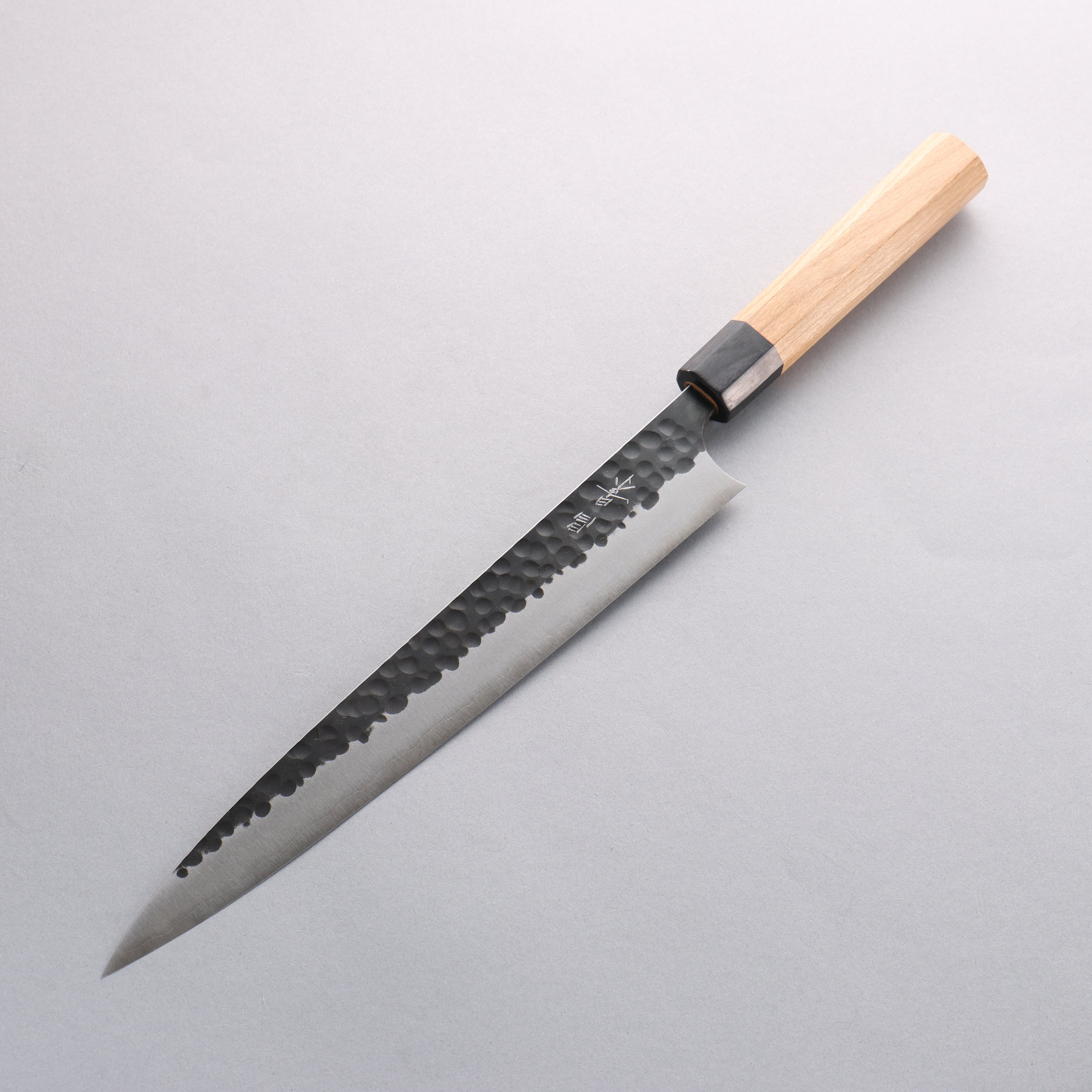 昌景 小石 超級青鋼 黑打 筋引 270mm 美國櫻桃木 握把 - 清助刃物
