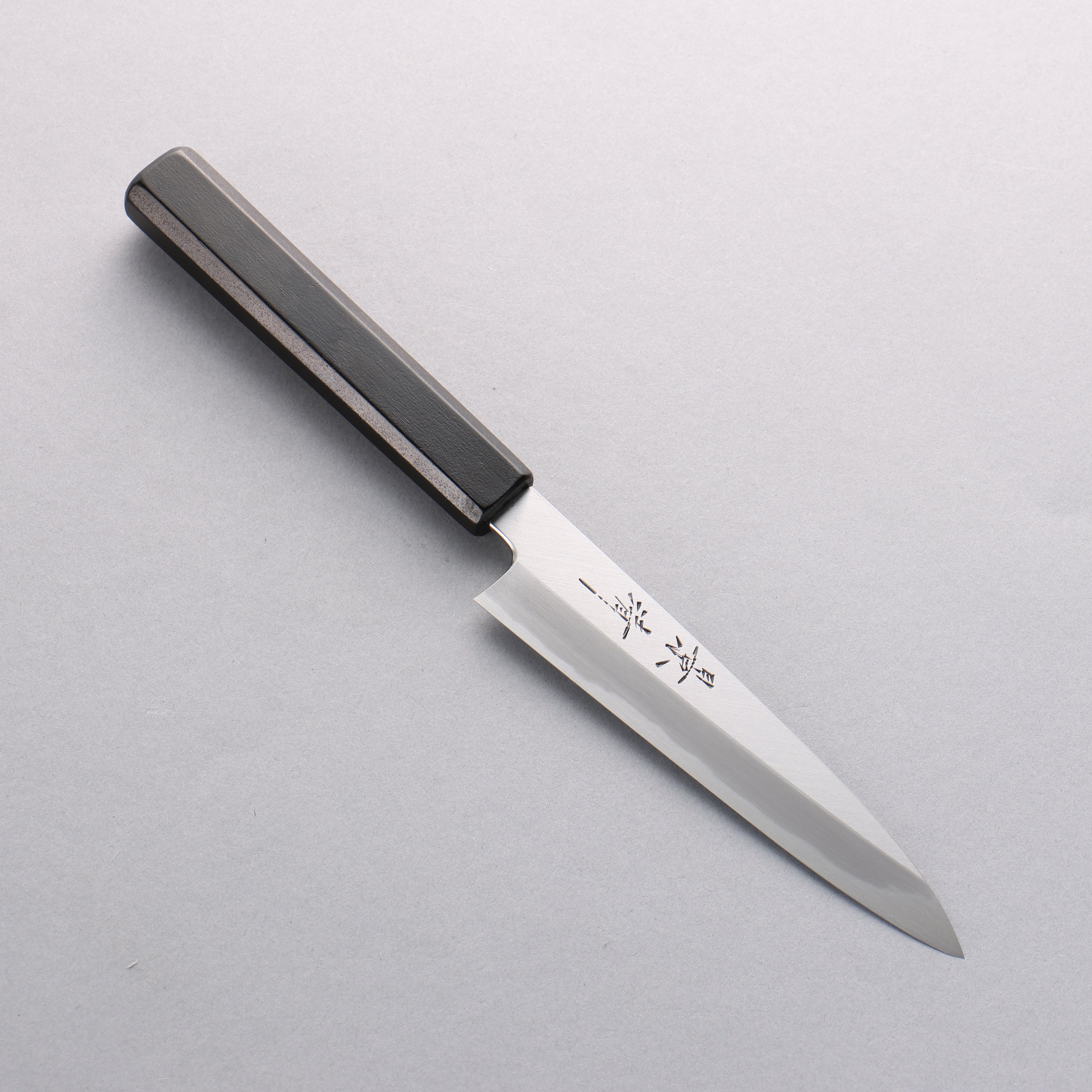 景清 白鋼 多用途小刀 150mm 漆塗 (木蘭) 握把 - 清助刃物