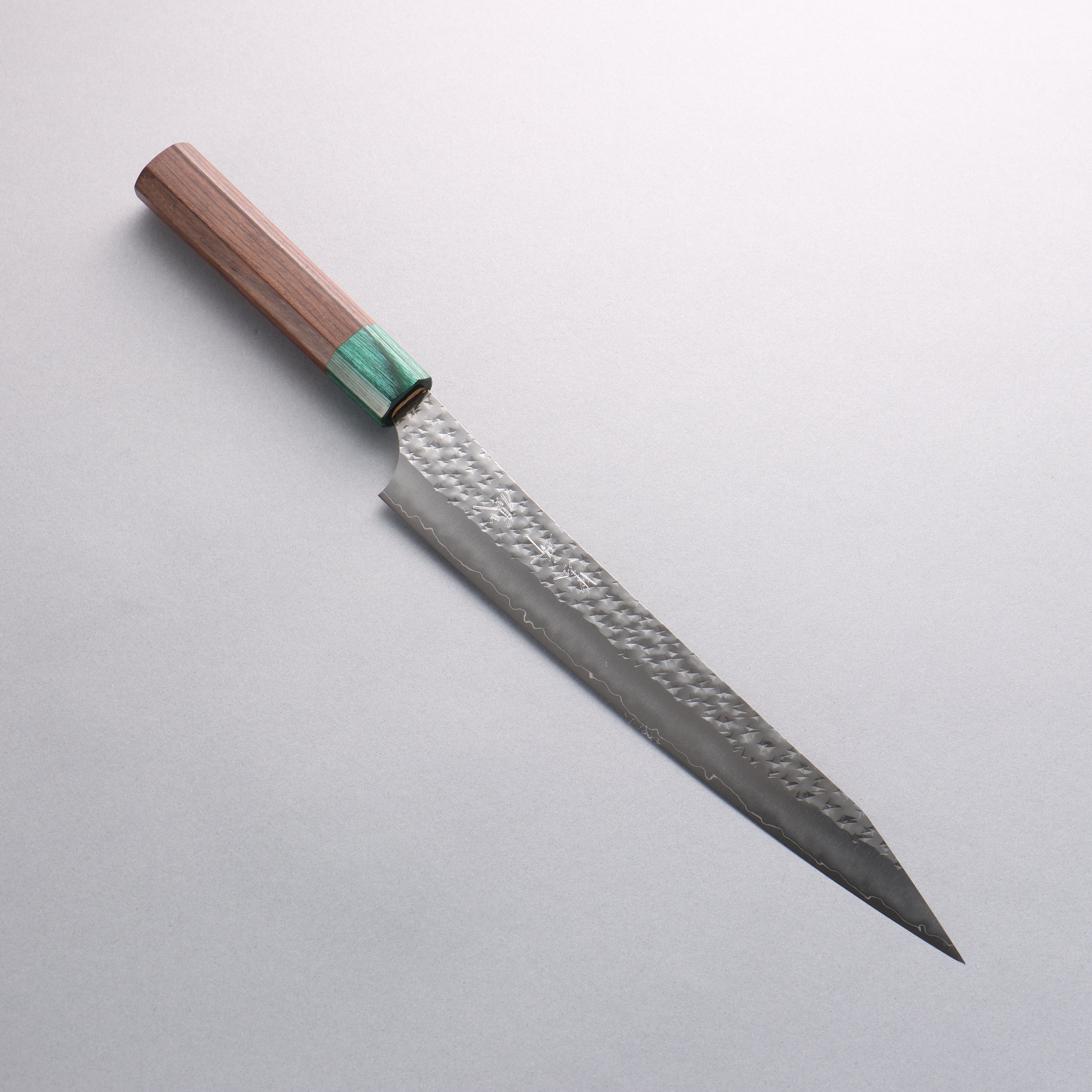 黑崎 優 閃光銳 SG2 鎚目 筋引 240mm 紫檀木(口輪:綠合成木) 握把 - 清助刃物