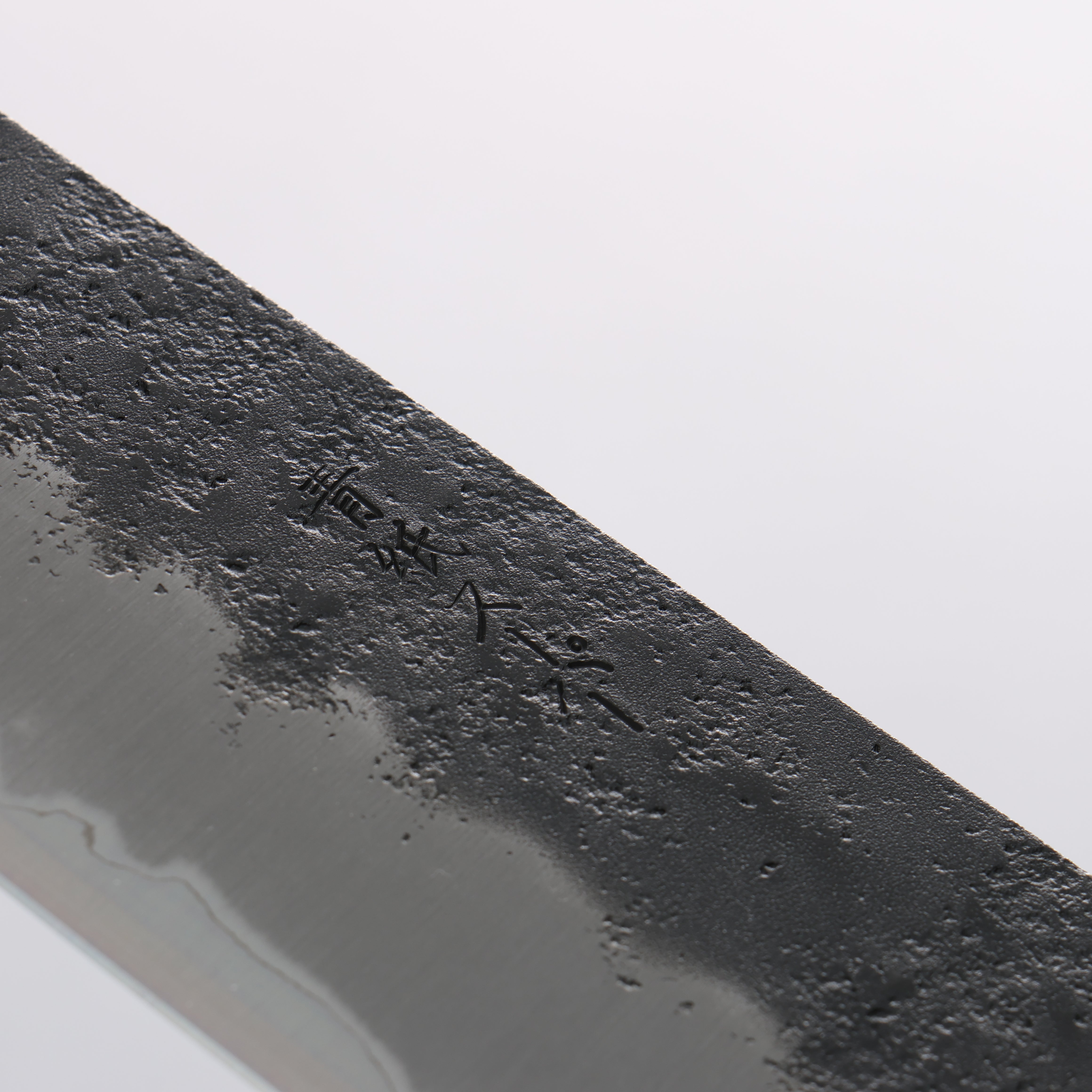 翁流 超級青鋼 黑梨地 牛刀 240mm 橡木 握把 - 清助刃物