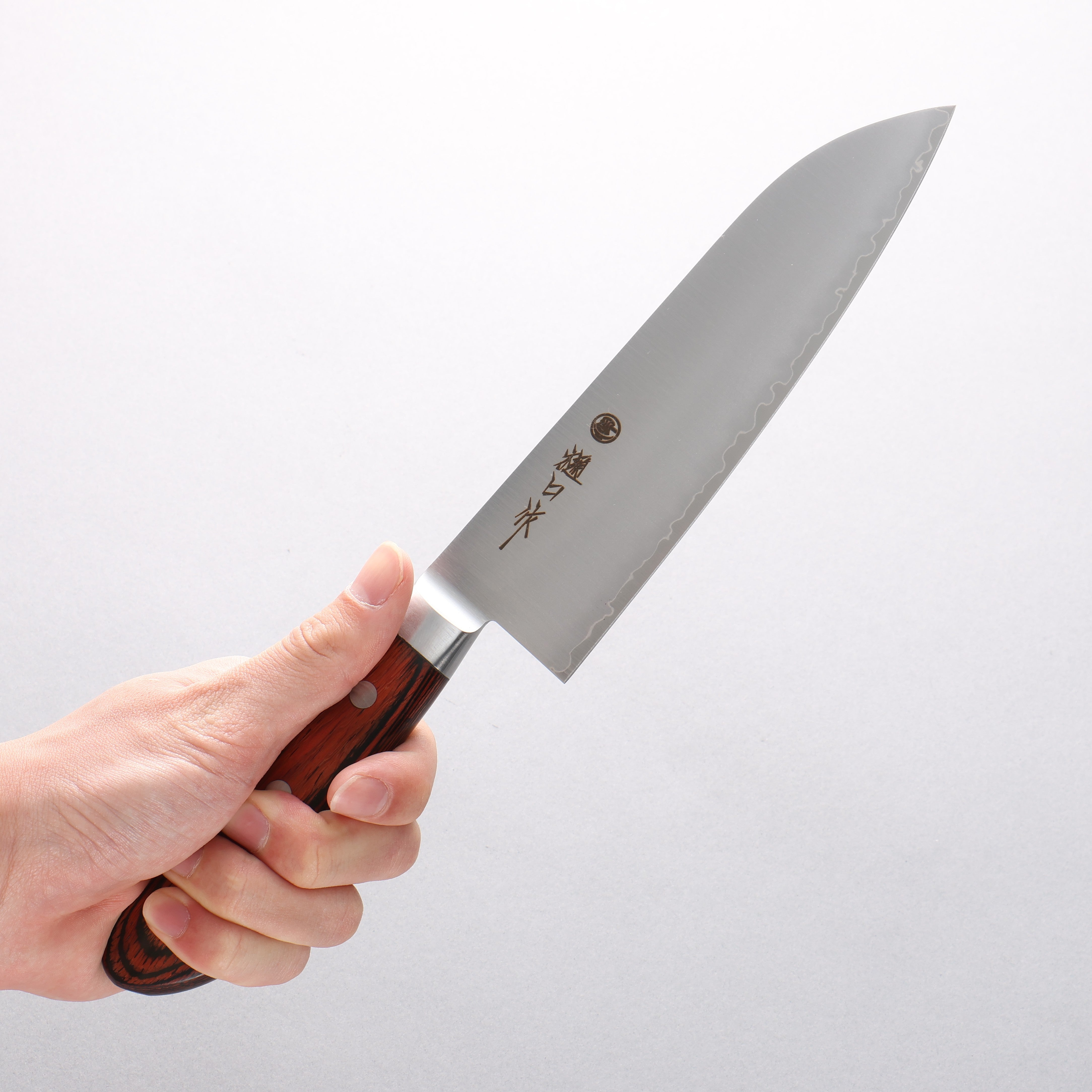 樋口 SG2 三德刀 180mm 合成木(蘇格蘭色) 握把 - 清助刃物