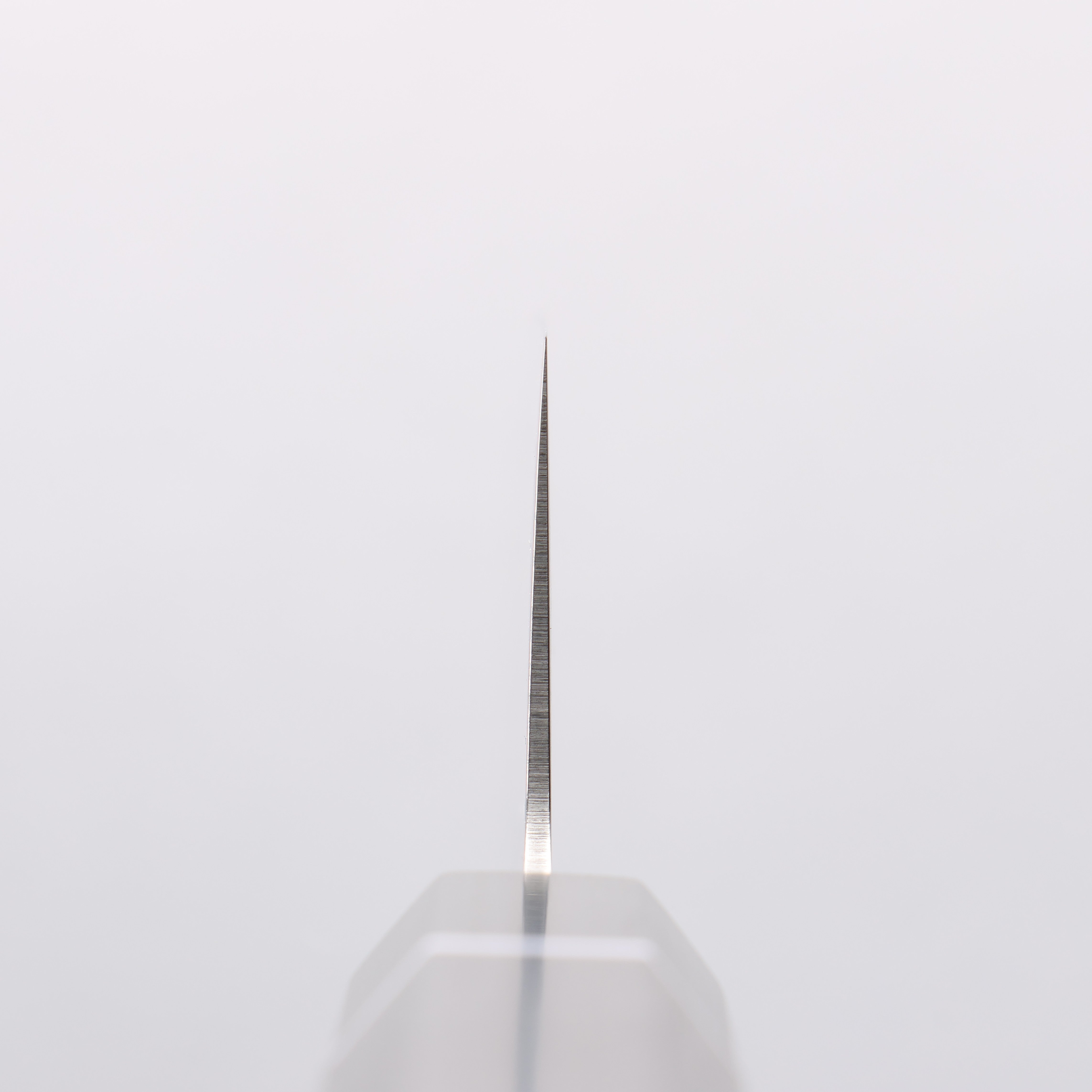 清助 AUS10 鏡面菱格紋 切付三德刀 180mm 黑合成木 握把 - 清助刃物
