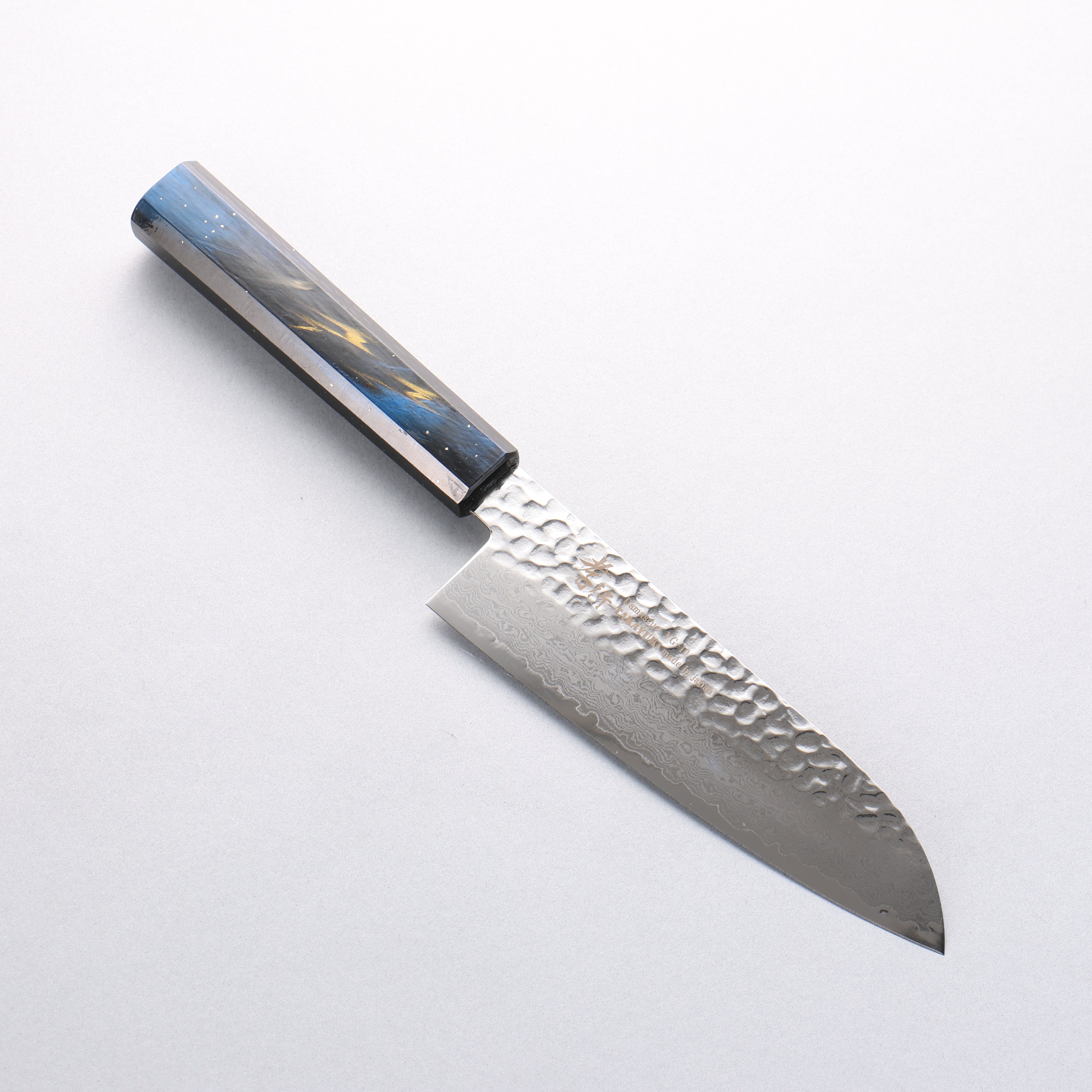 堺 孝行 VG10 33層大馬士革紋 三德刀 170mm 櫟木漆塗(彩宇)握把 - 清助刃物