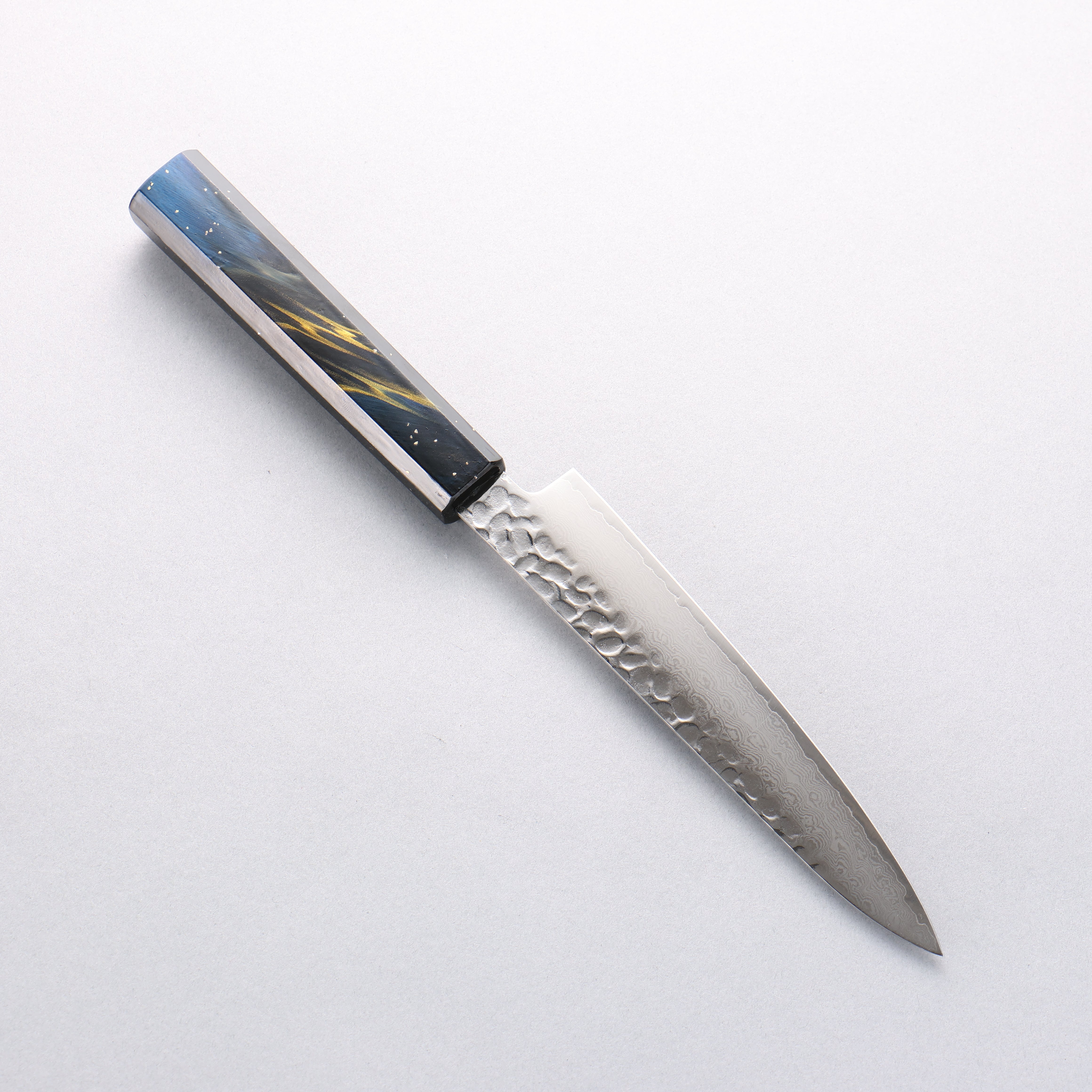 堺 孝行 VG10 33層大馬士革紋 多用途小刀 150mm 櫟木漆塗(彩宇)握把 - 清助刃物