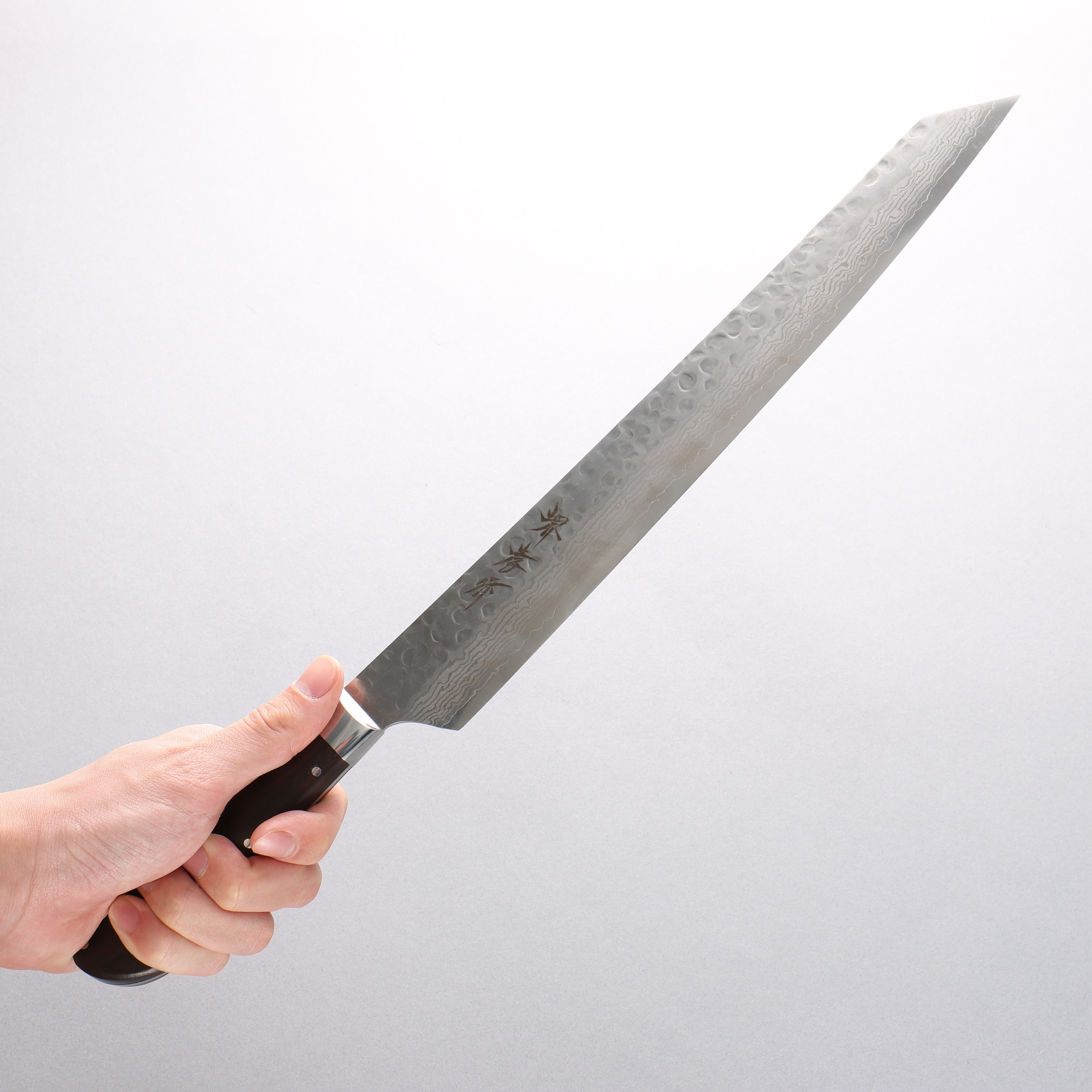 堺 孝行 VG10 33層 大馬士革紋 切付柳刃 270mm 沙漠鐵木(杉原型) 握把 - 清助刃物