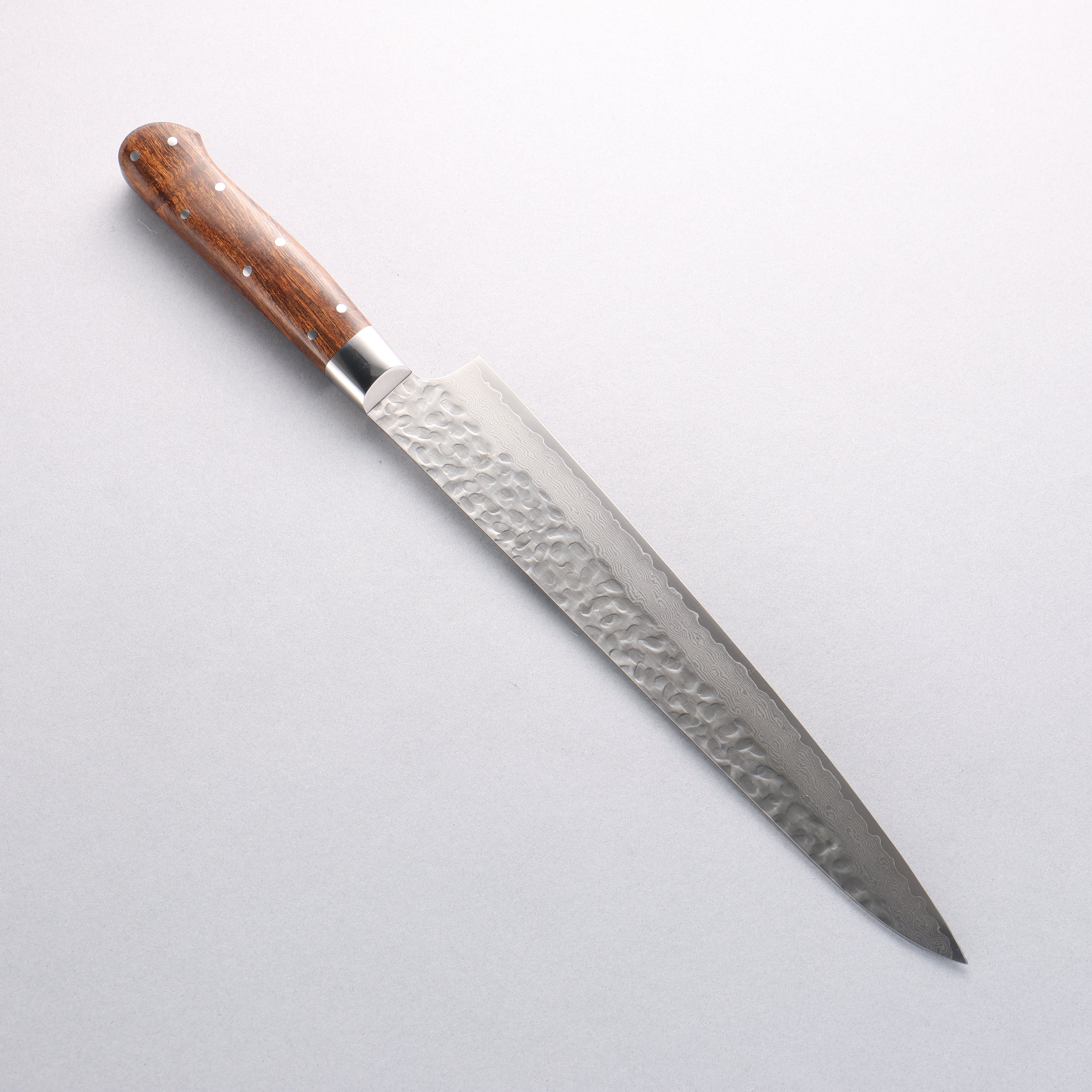 堺 孝行 VG10 33層 大馬士革紋 筋引 240mm 沙漠鐵木(杉原型) 握把 - 清助刃物