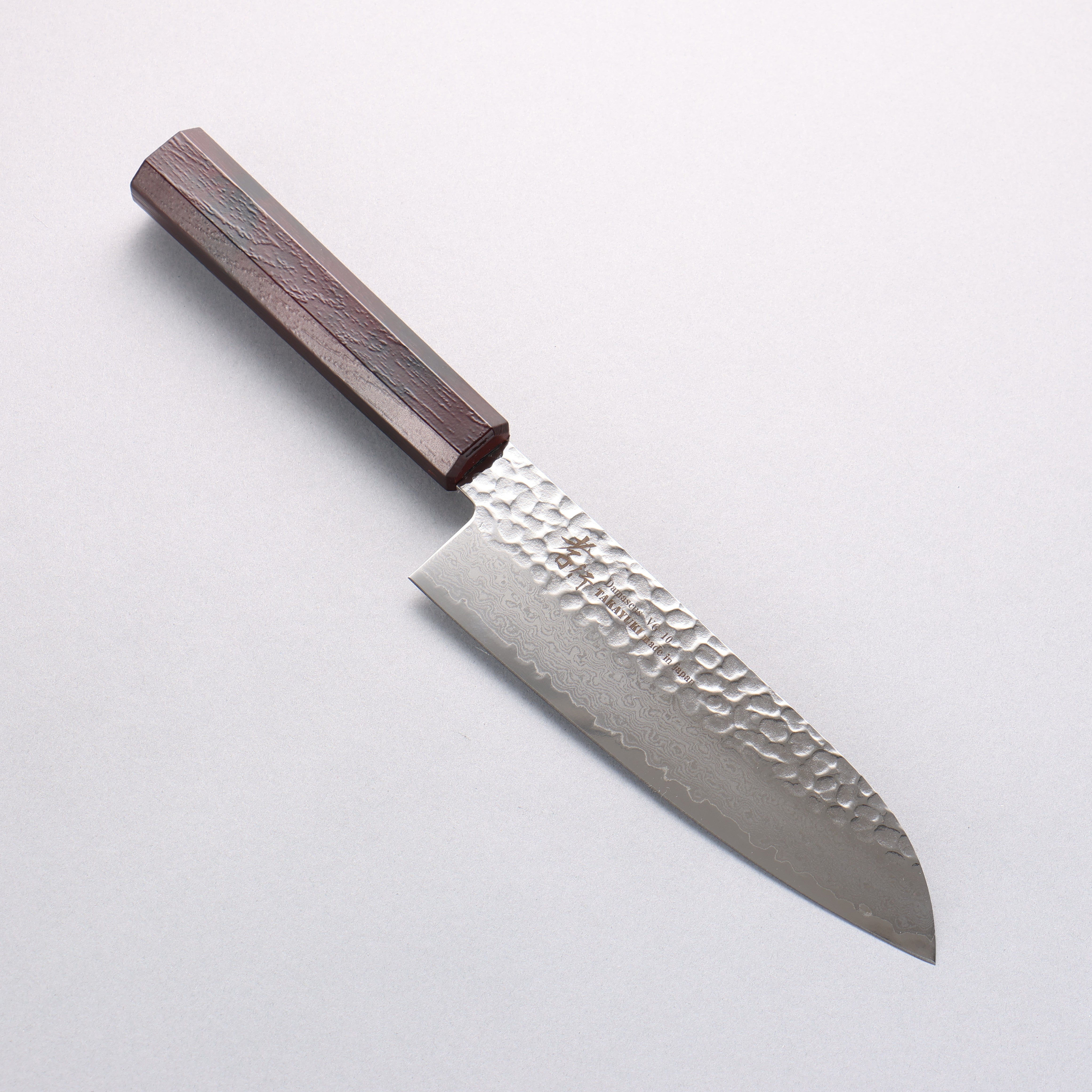 堺 孝行 七色 VG10 33層 三德刀 180mm ABS 樹脂(黃褐玳瑁) 握把 - 清助刃物