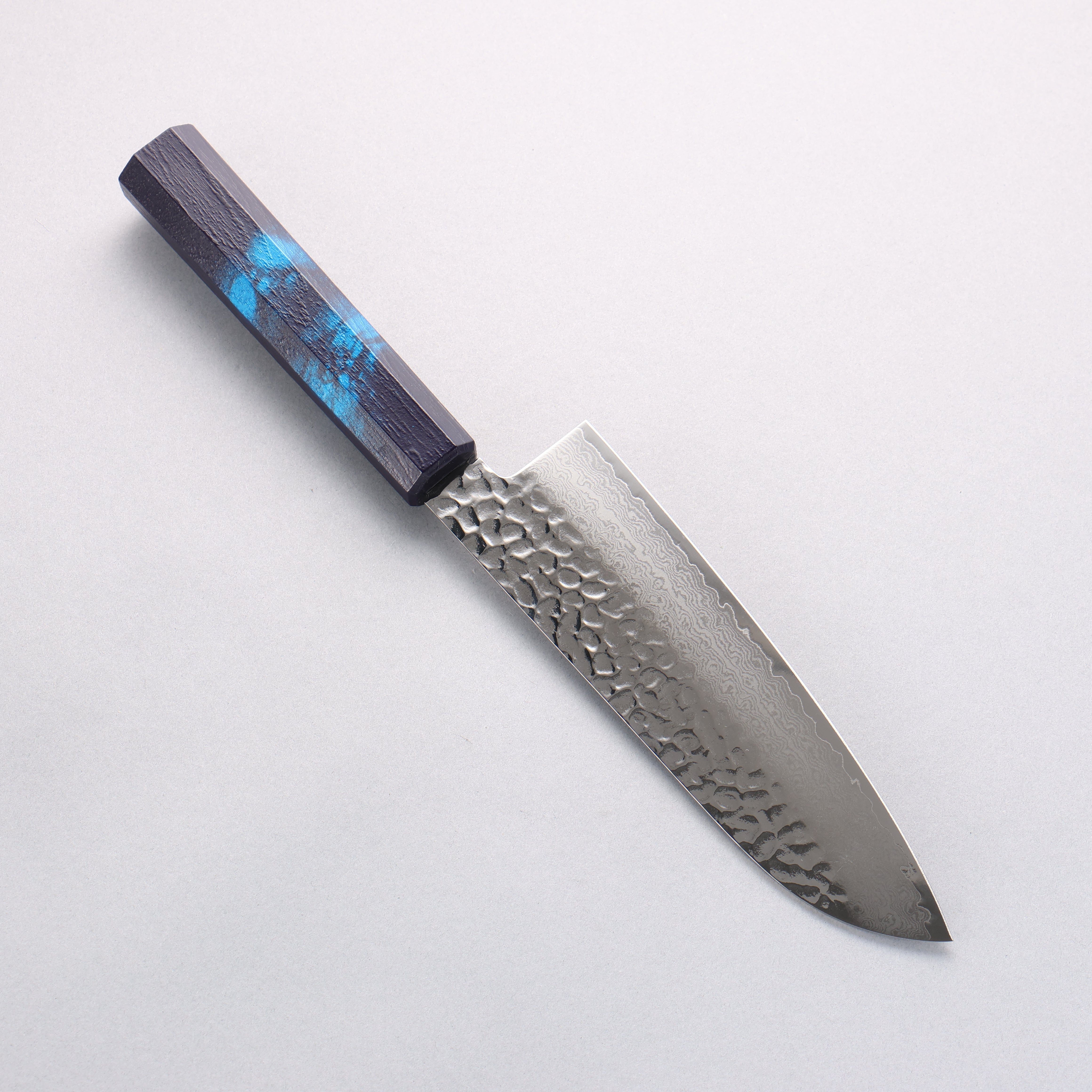 堺 孝行 七色 VG10 33層 三德刀 180mm ABS 樹脂(群青玳瑁) 握把 - 清助刃物